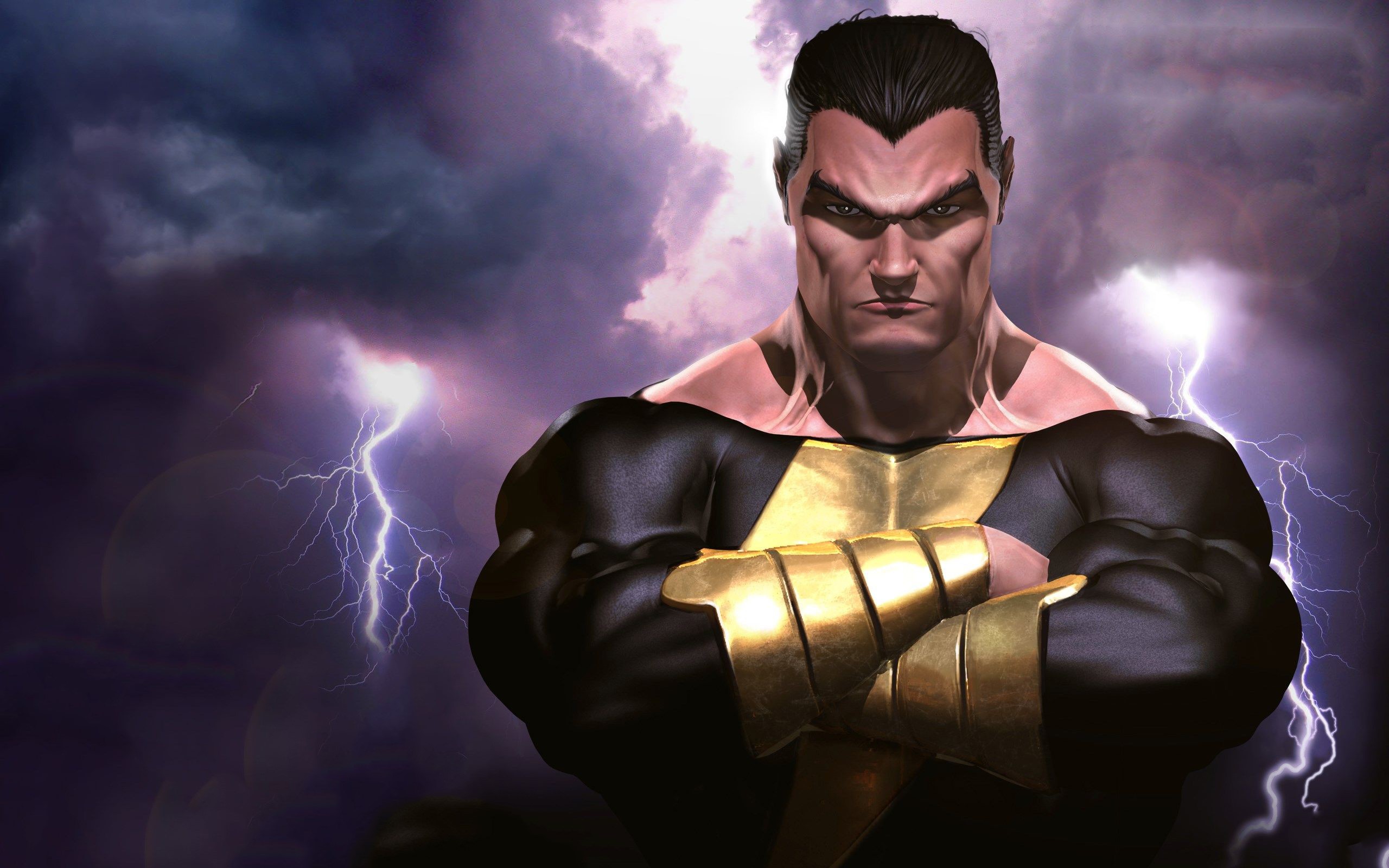 black adam, hd, superheroes, artwork, artist, digital art, deviantart, HD Wallpaper