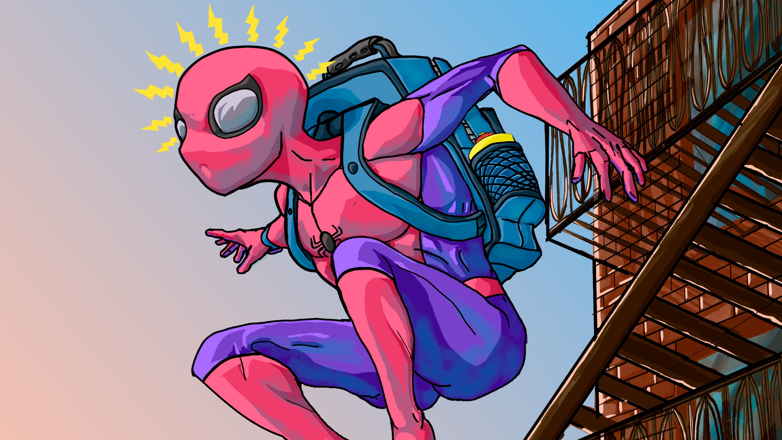 spiderman, hd, superheroes, artwork, artist, digital art, behance, HD Wallpaper