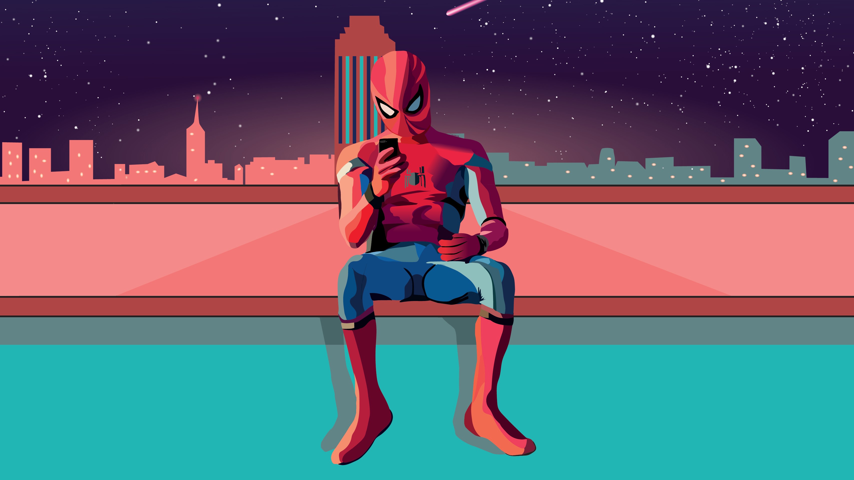 spiderman, superheroes, artist, artwork, digital art, hd, behance, 4k, HD Wallpaper