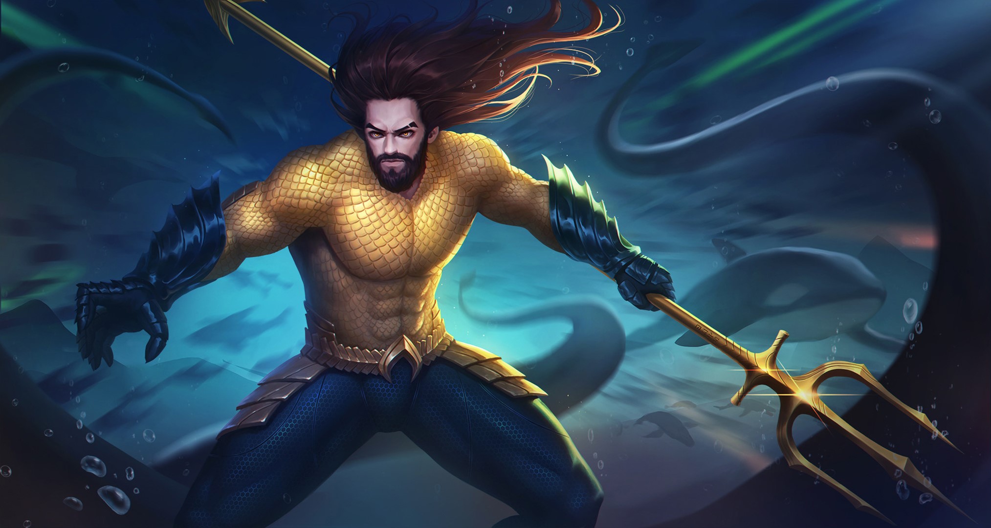 aquaman, hd, superheroes, artwork, art, artstation, HD Wallpaper