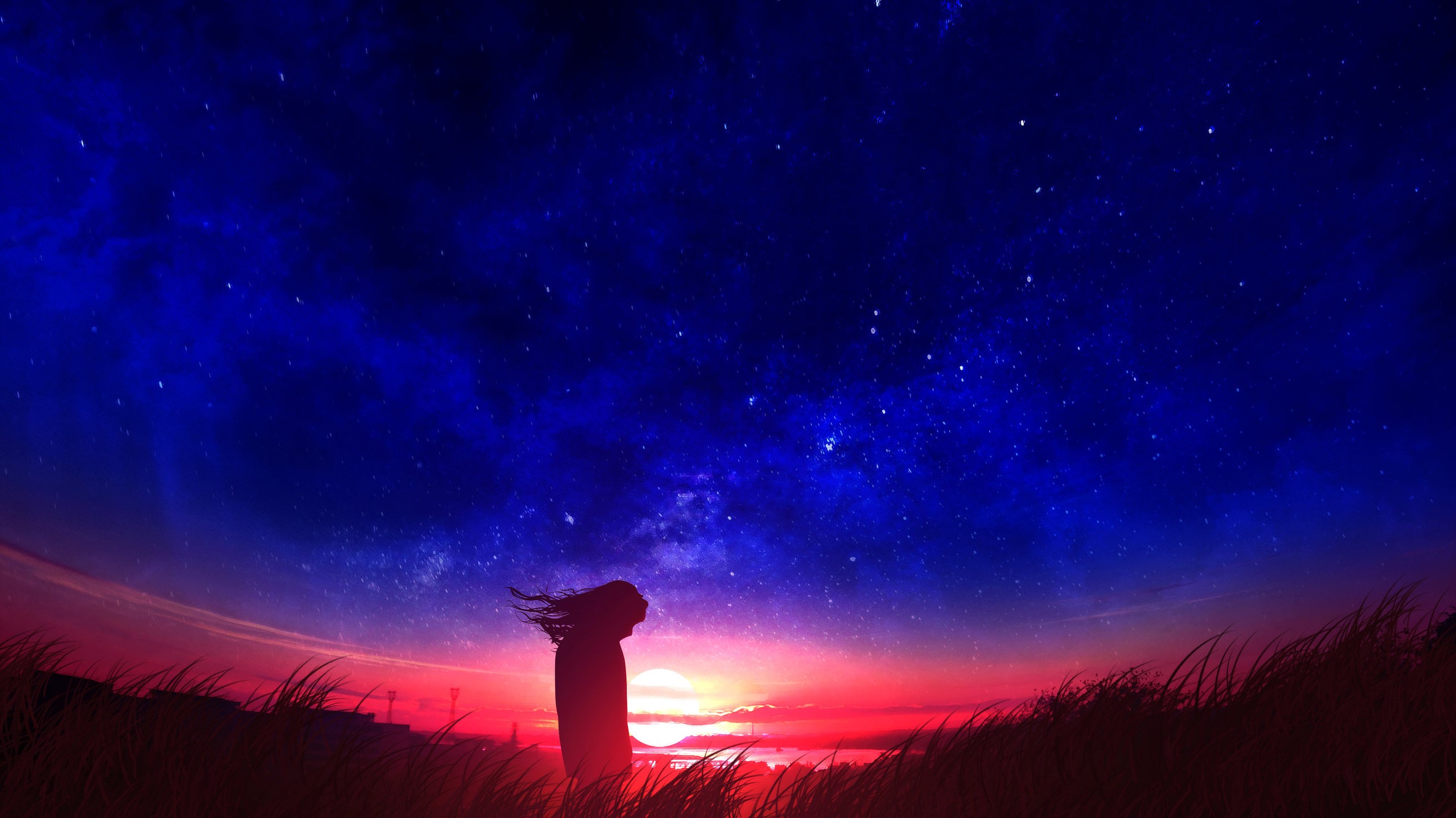 anime girl, anime, artist, artwork, digital art, hd, deviantart, HD Wallpaper