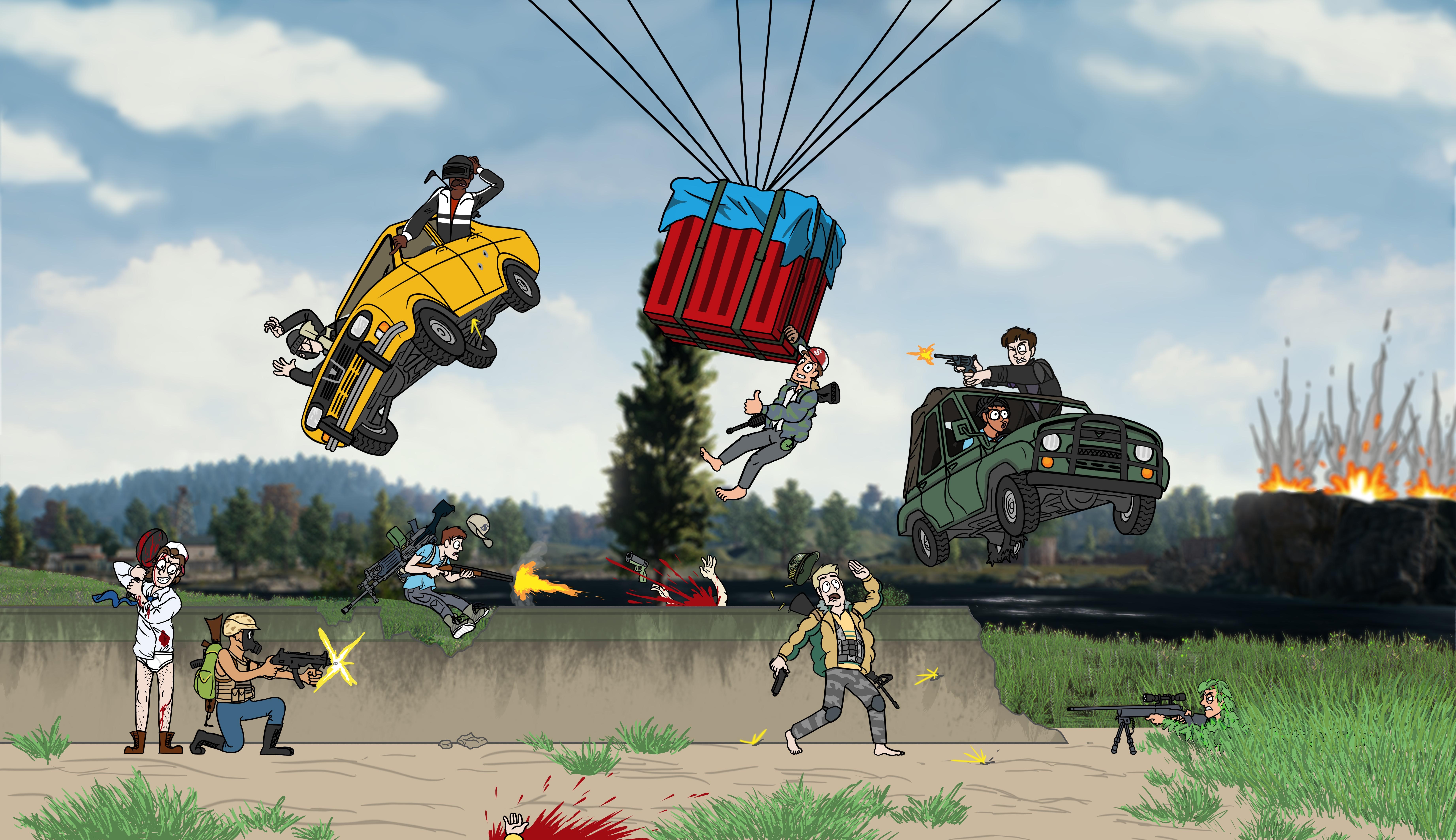 pubg, playerunknowns battlegrounds, 2018 games, games, hd, 4k, 5k, 8k, HD Wallpaper