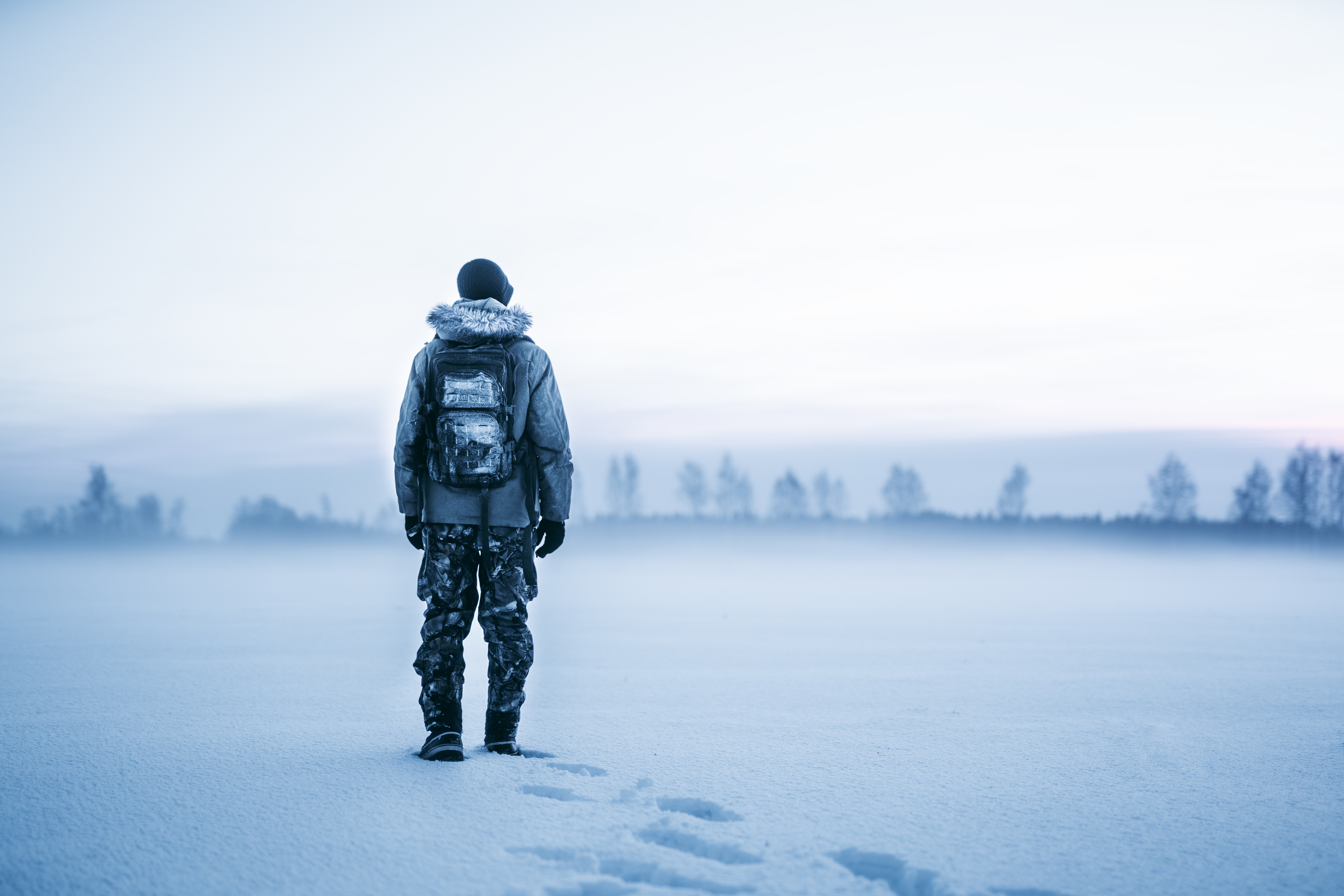 man, photography, snow, hd, 4k, 5k, 8k, HD Wallpaper
