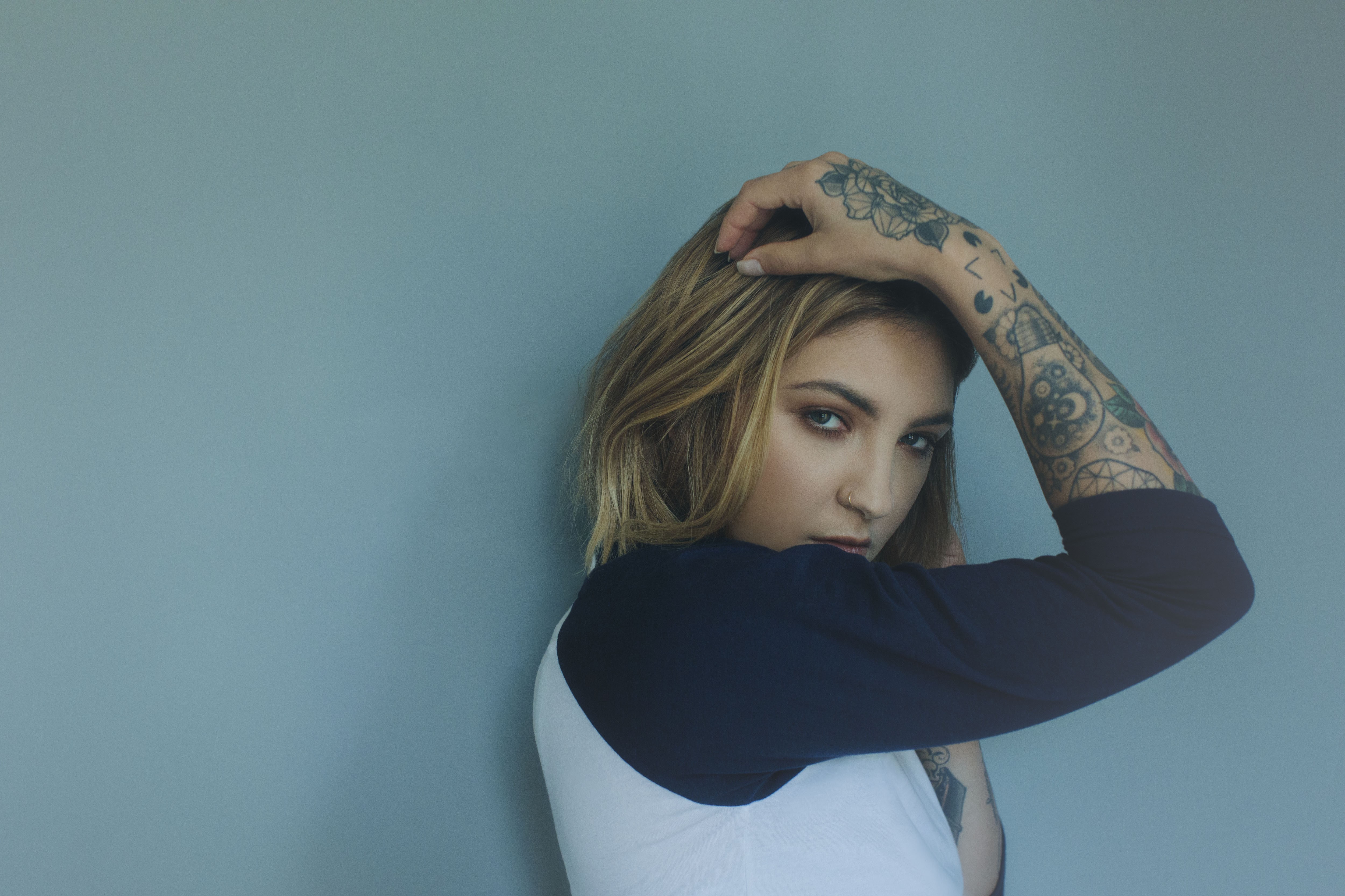 julia michaels, singer, music, 4k, 5k, hd, girls, HD Wallpaper