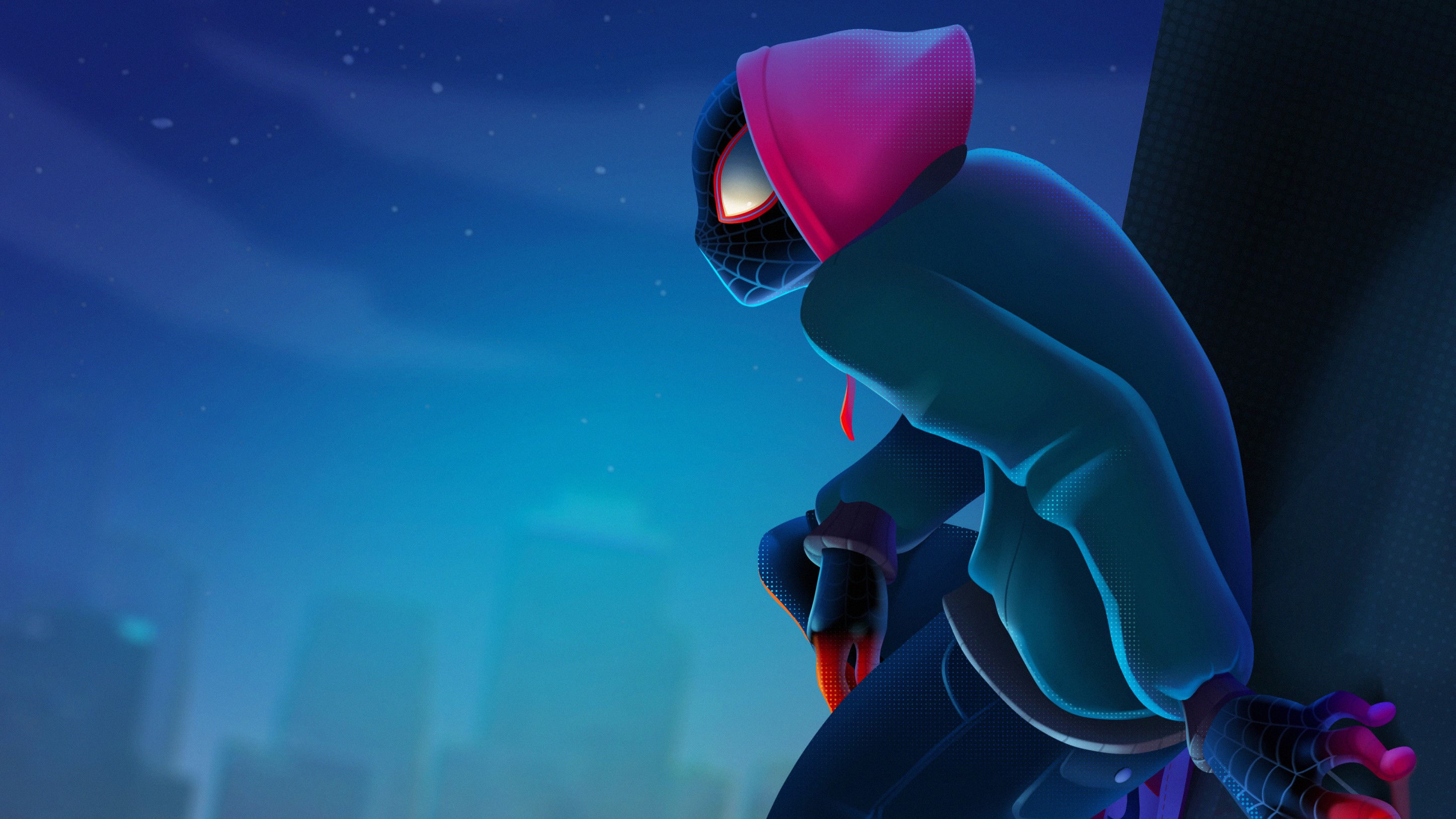 spiderman into the spider verse, spiderman, movies, hd, superheroes, artwork, artist, digital art, behance, HD Wallpaper