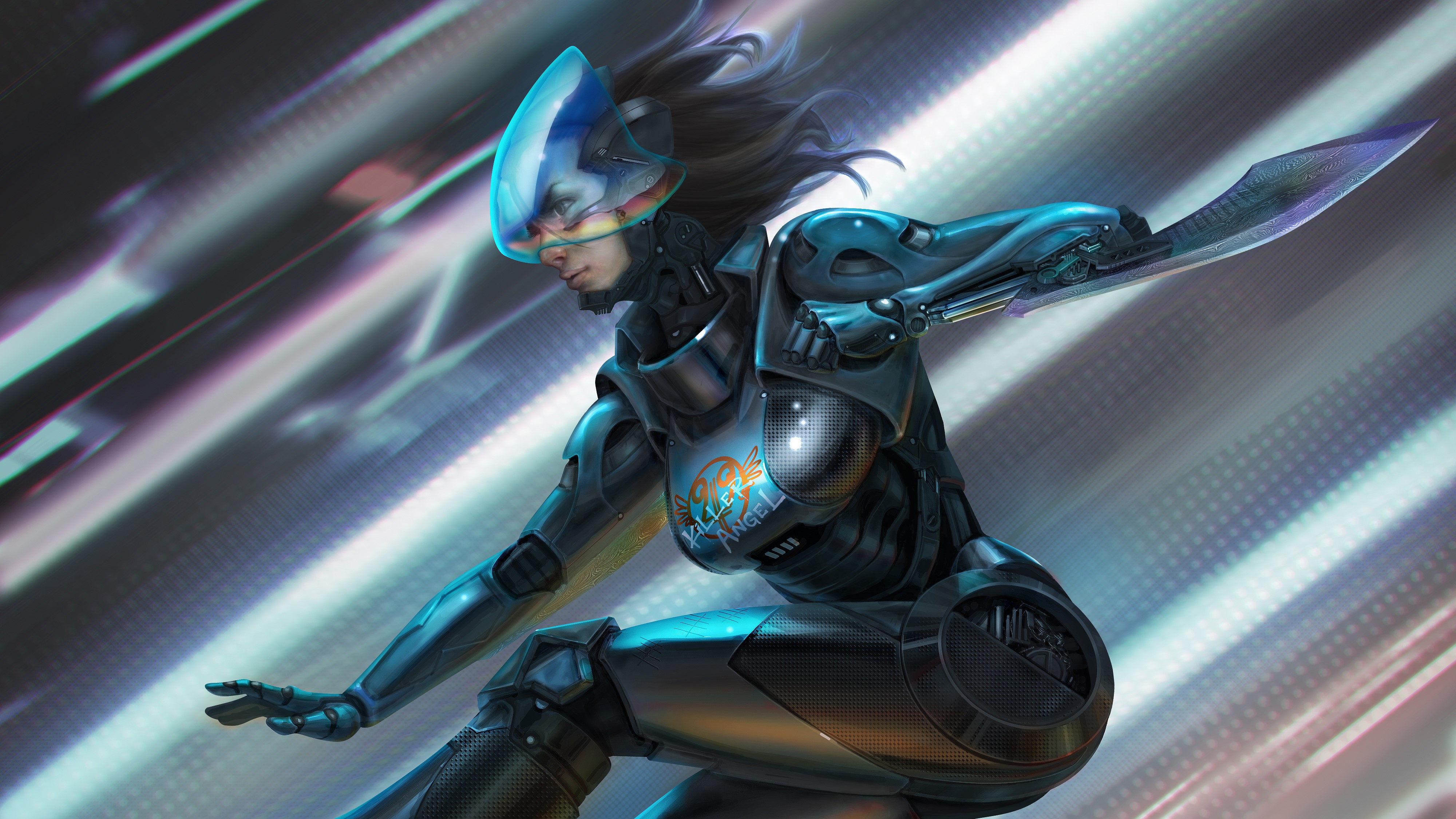 alita battle angel, 2018 movies, movies, hd, 4k, artwork, artist, digital art, HD Wallpaper