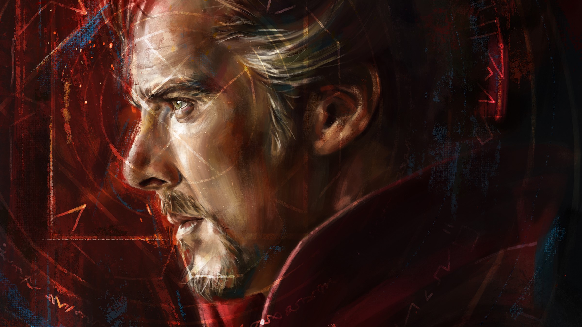 doctor strange, hd, superheroes, digital art, artwork, behance, HD Wallpaper