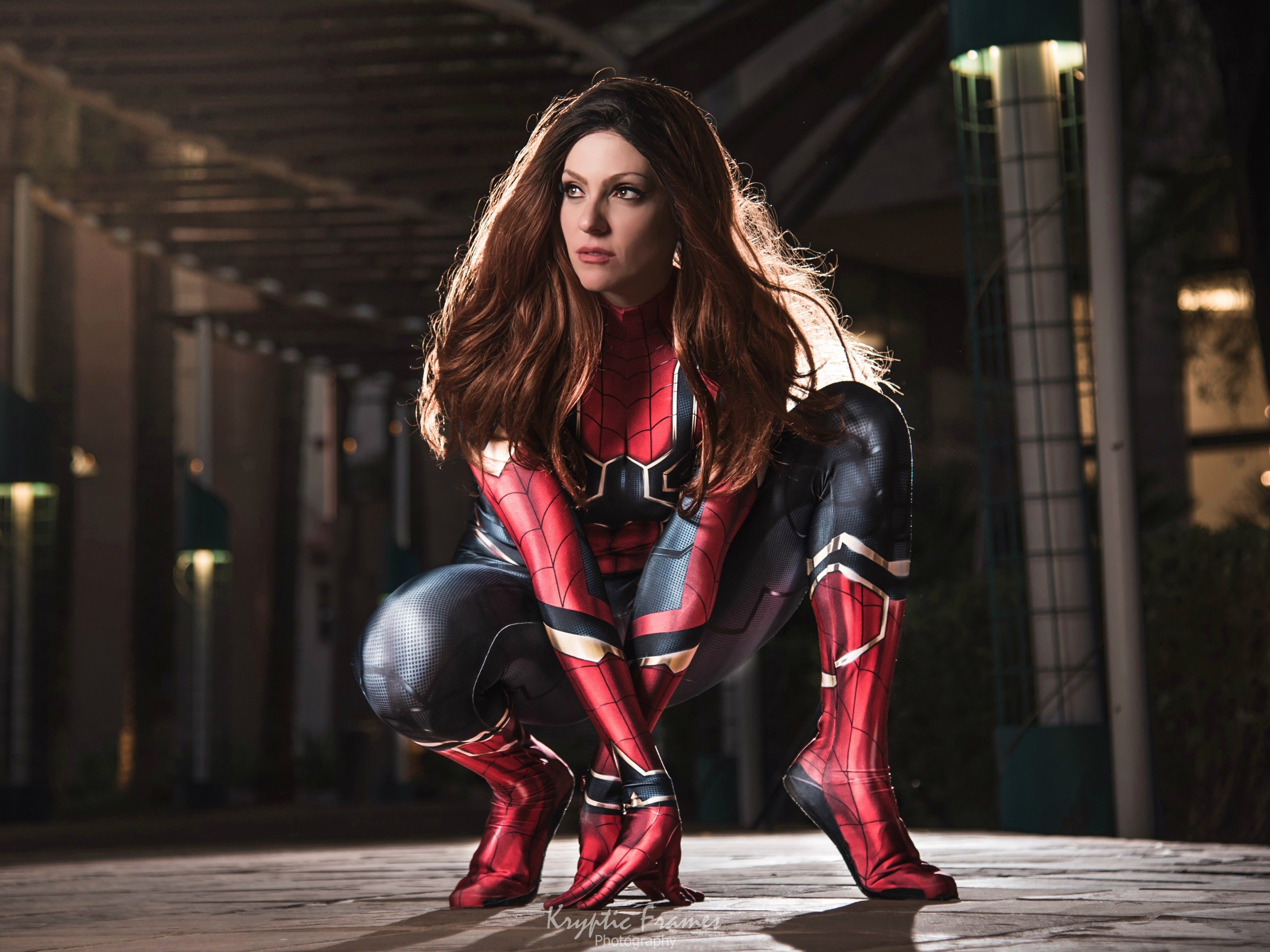 spidergirl, hd, superheroes, 4k, cosplay, HD Wallpaper