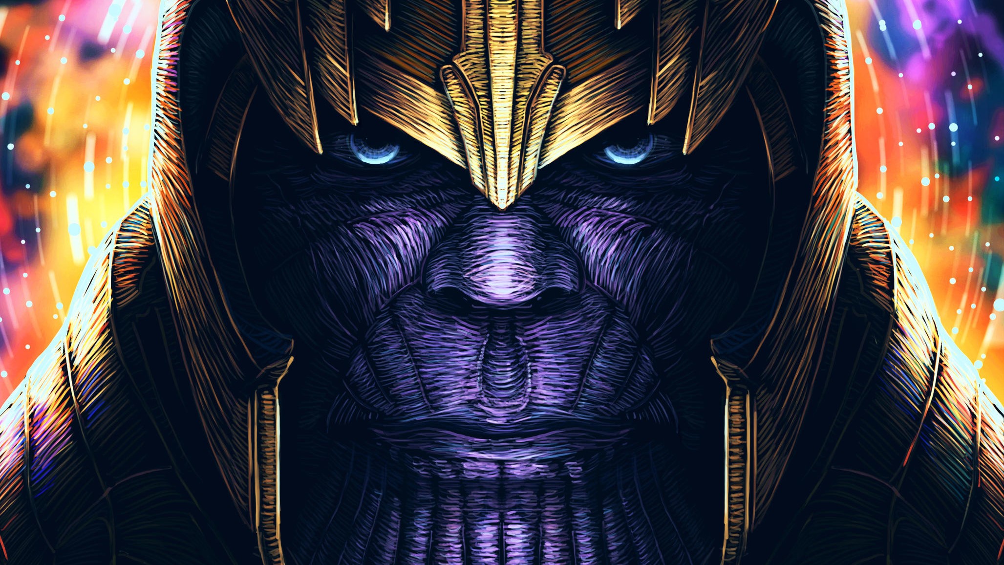 thanos, hd, superheroes, artwork, digital art, art, deviantart, HD Wallpaper