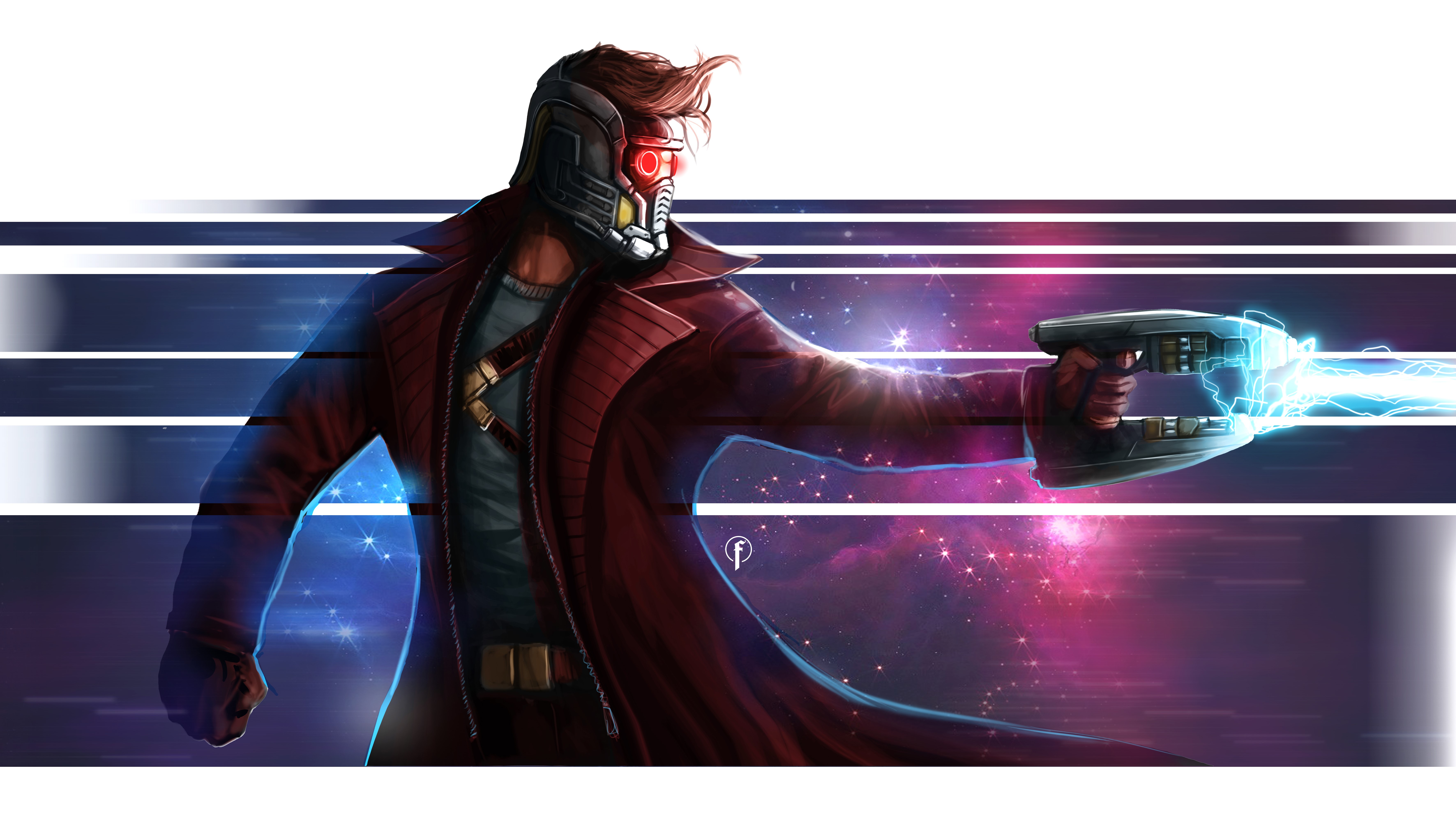 star lord, hd, 4k, 5k, 8k, superheroes, artwork, HD Wallpaper