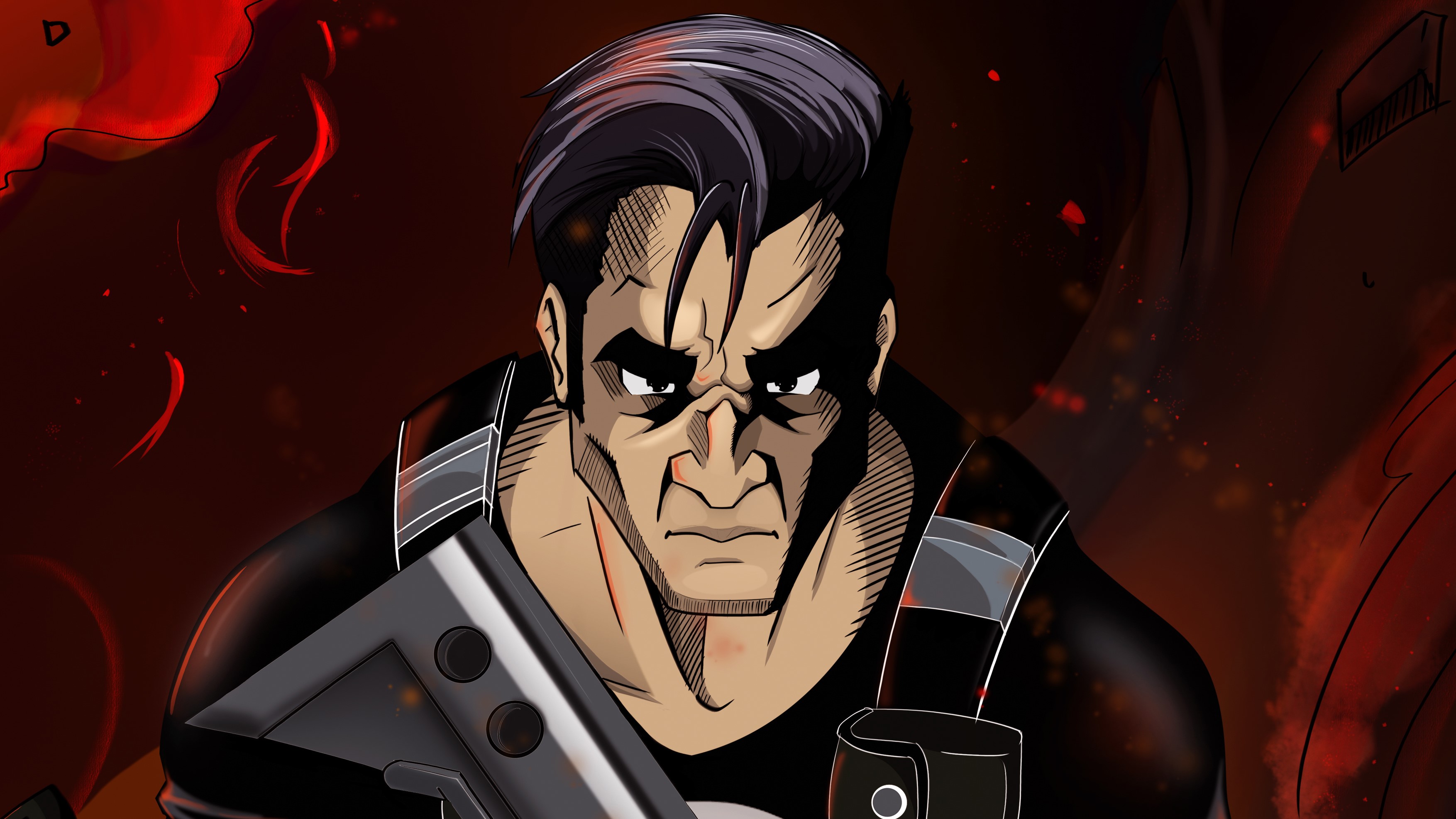 punisher, hd, 4k, artwork, artist, behance, superheroes, HD Wallpaper