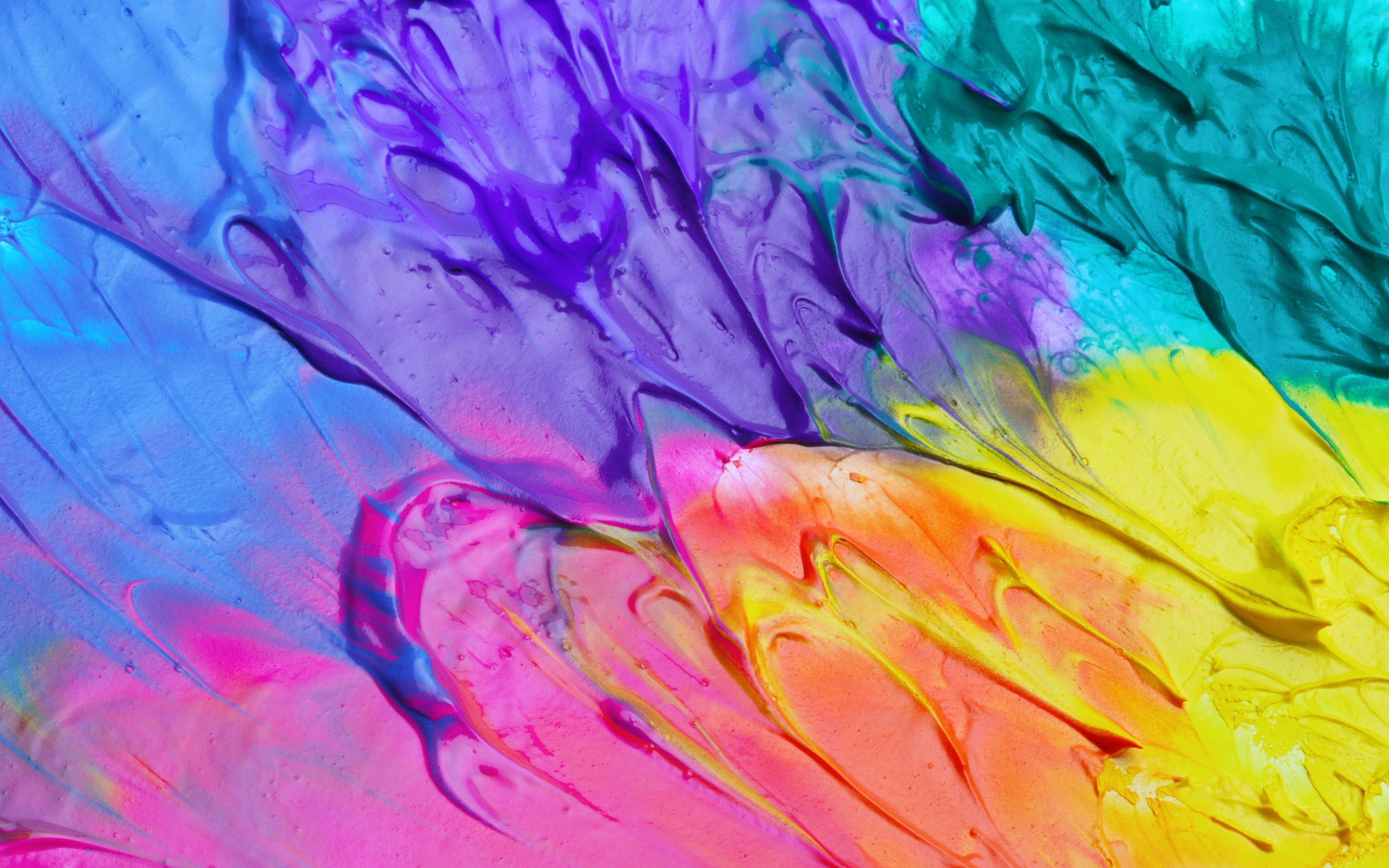 abstract, paint, colorful, splash, hd, 4k, HD Wallpaper