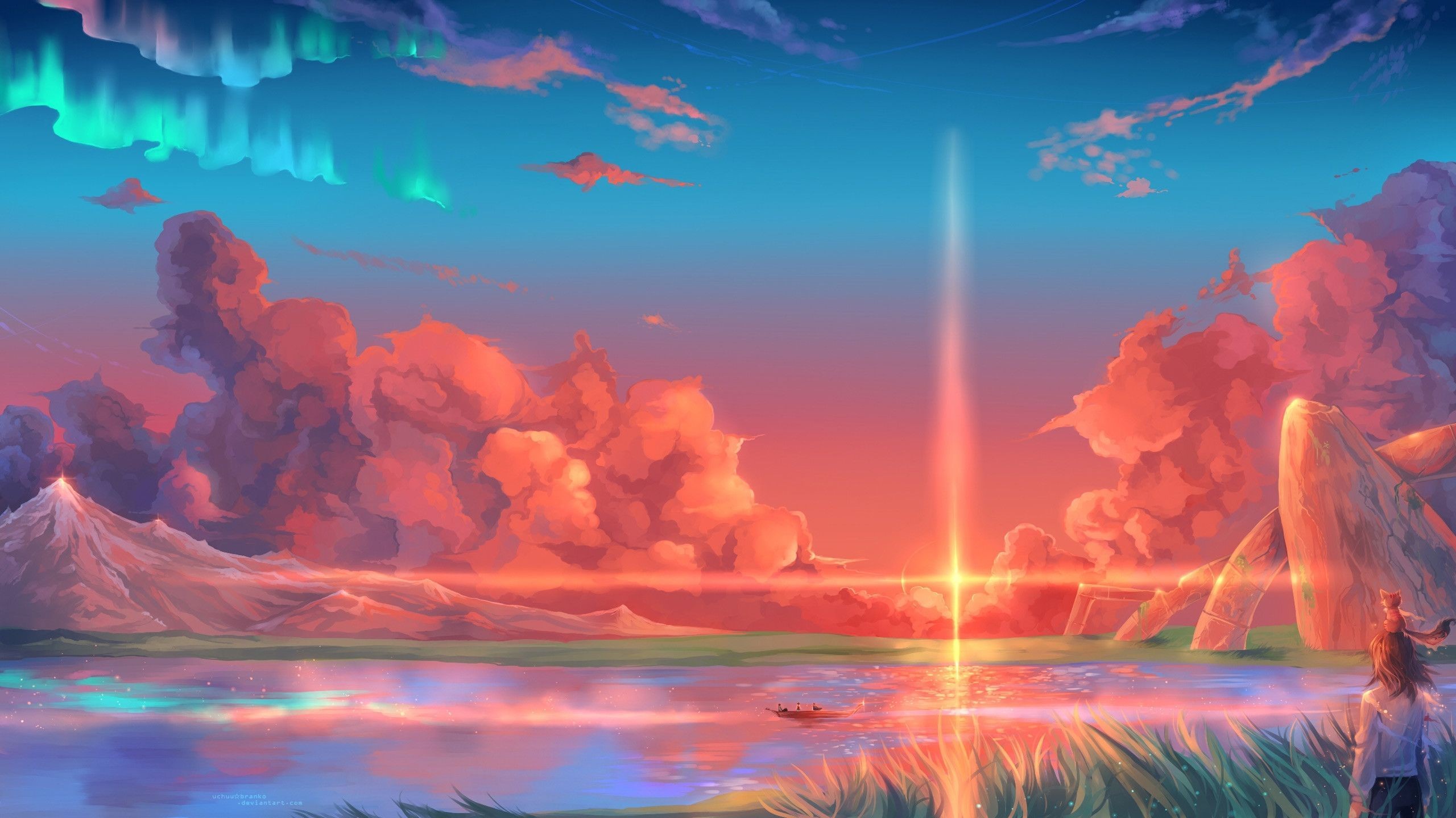 anime girl, anime, artist, artwork, digital art, hd, HD Wallpaper