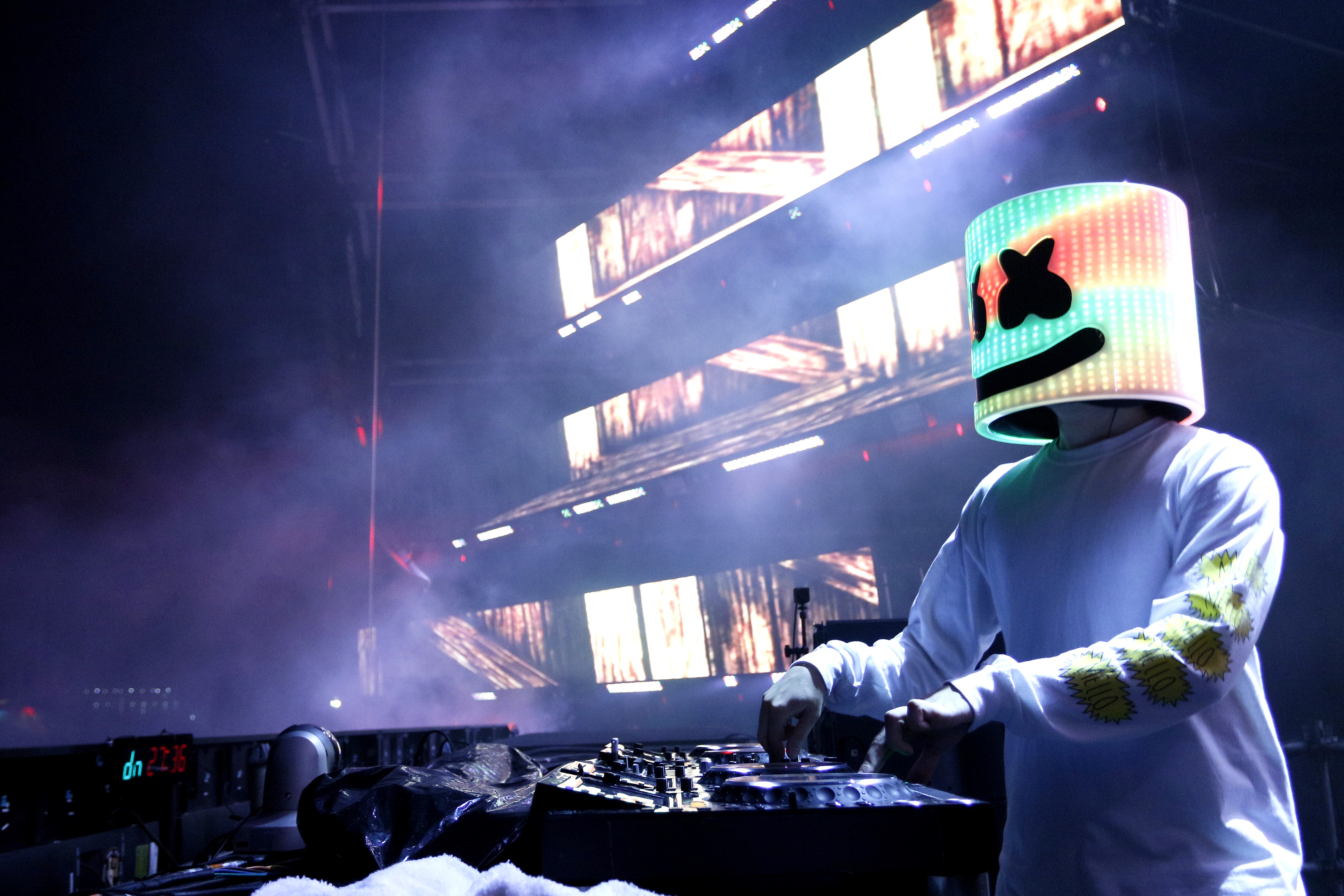 marshmello, dj, music, hd, 4k, HD Wallpaper
