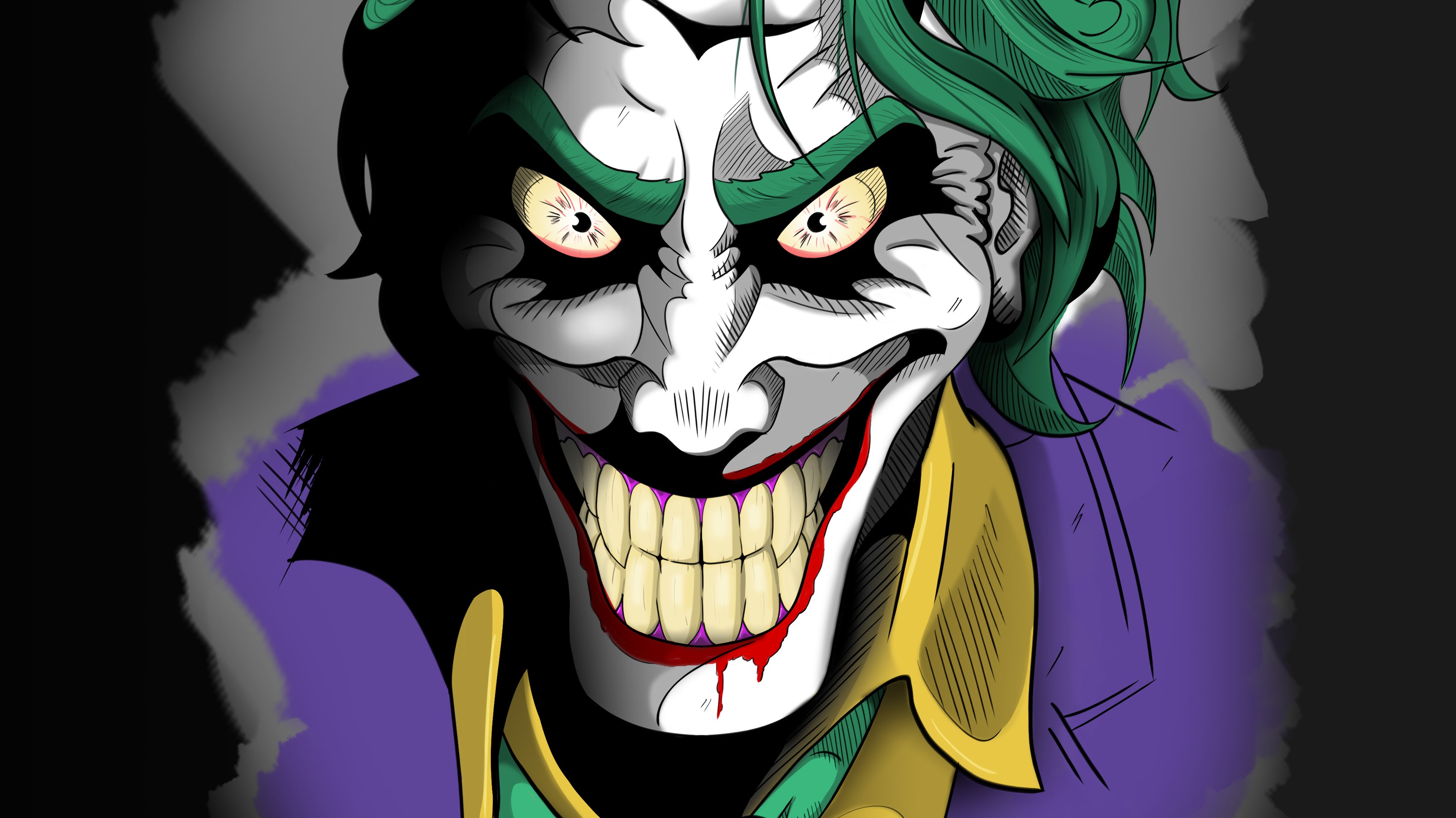 joker, hd, 4k, superheroes, artwork, artist, behance, digital art, HD Wallpaper