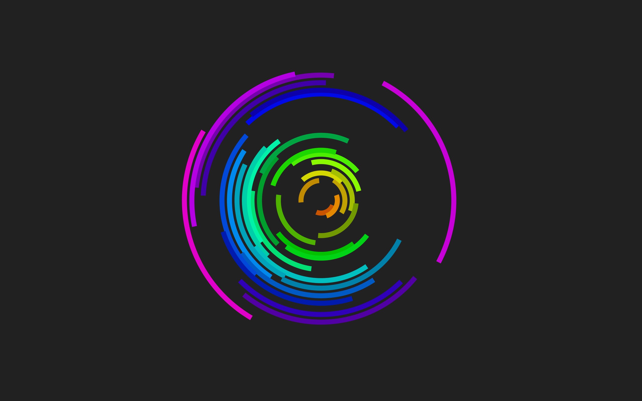 abstract, circle, lines, hd, HD Wallpaper