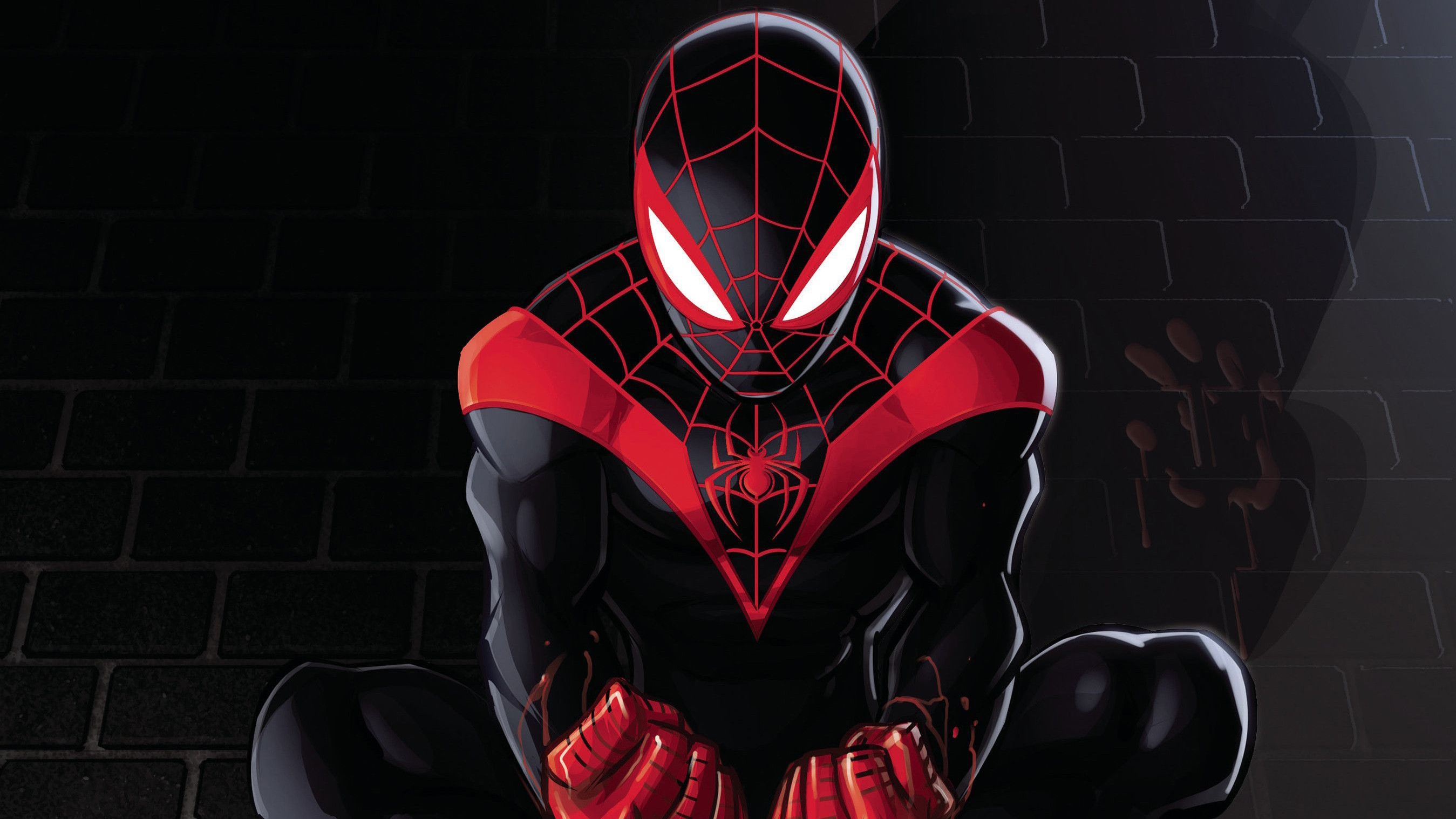 spiderman into the spider verse, spiderman, hd, superheroes, artwork, artist, digital art, HD Wallpaper