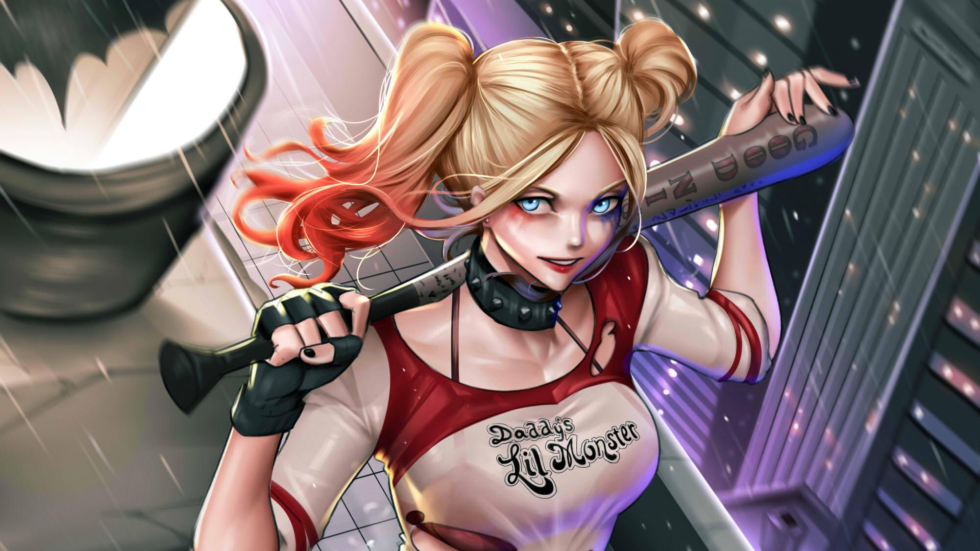 harley quinn, supervillain, artist, artwork, digital art, hd, deviantart, HD Wallpaper