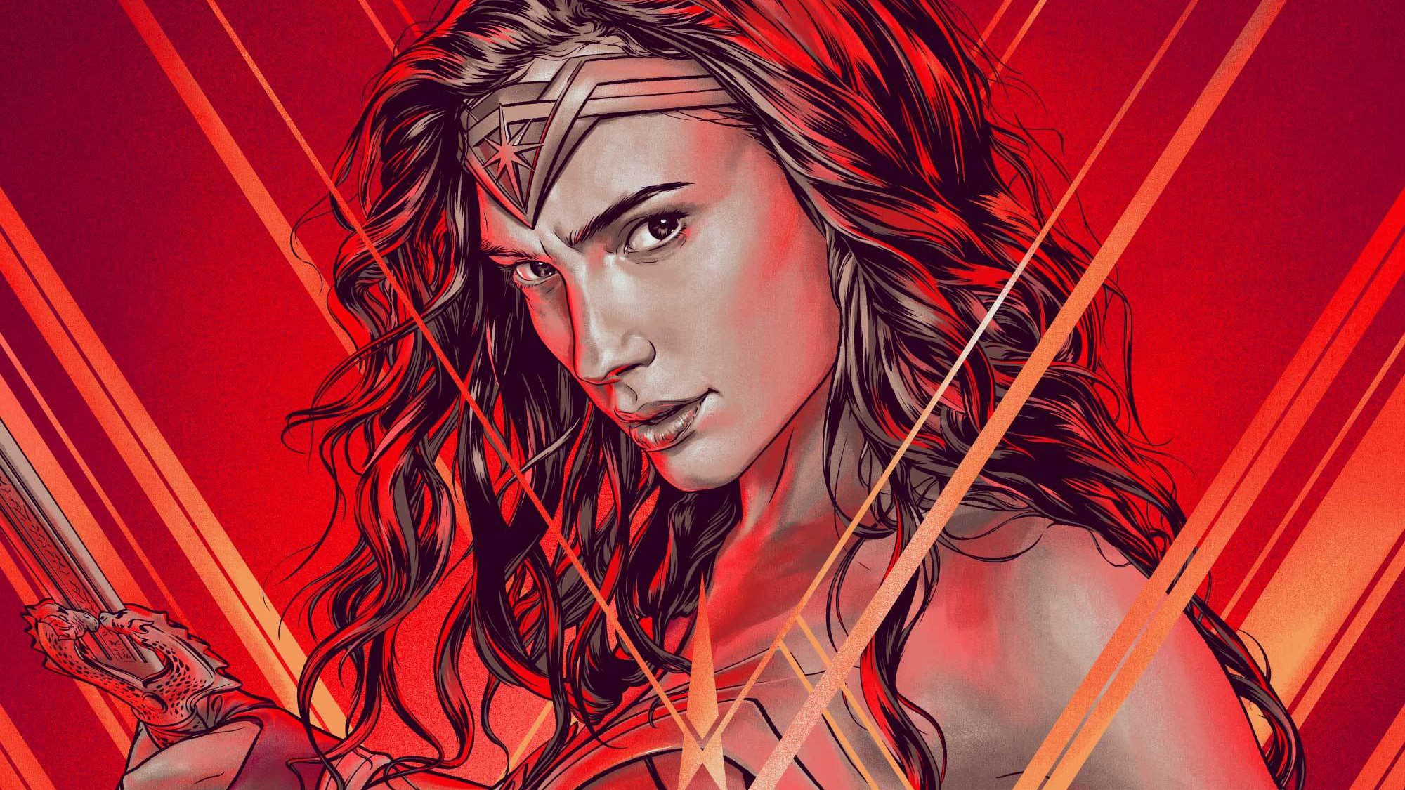 wonder woman, hd, superheroes, artist, artwork, digital art, HD Wallpaper