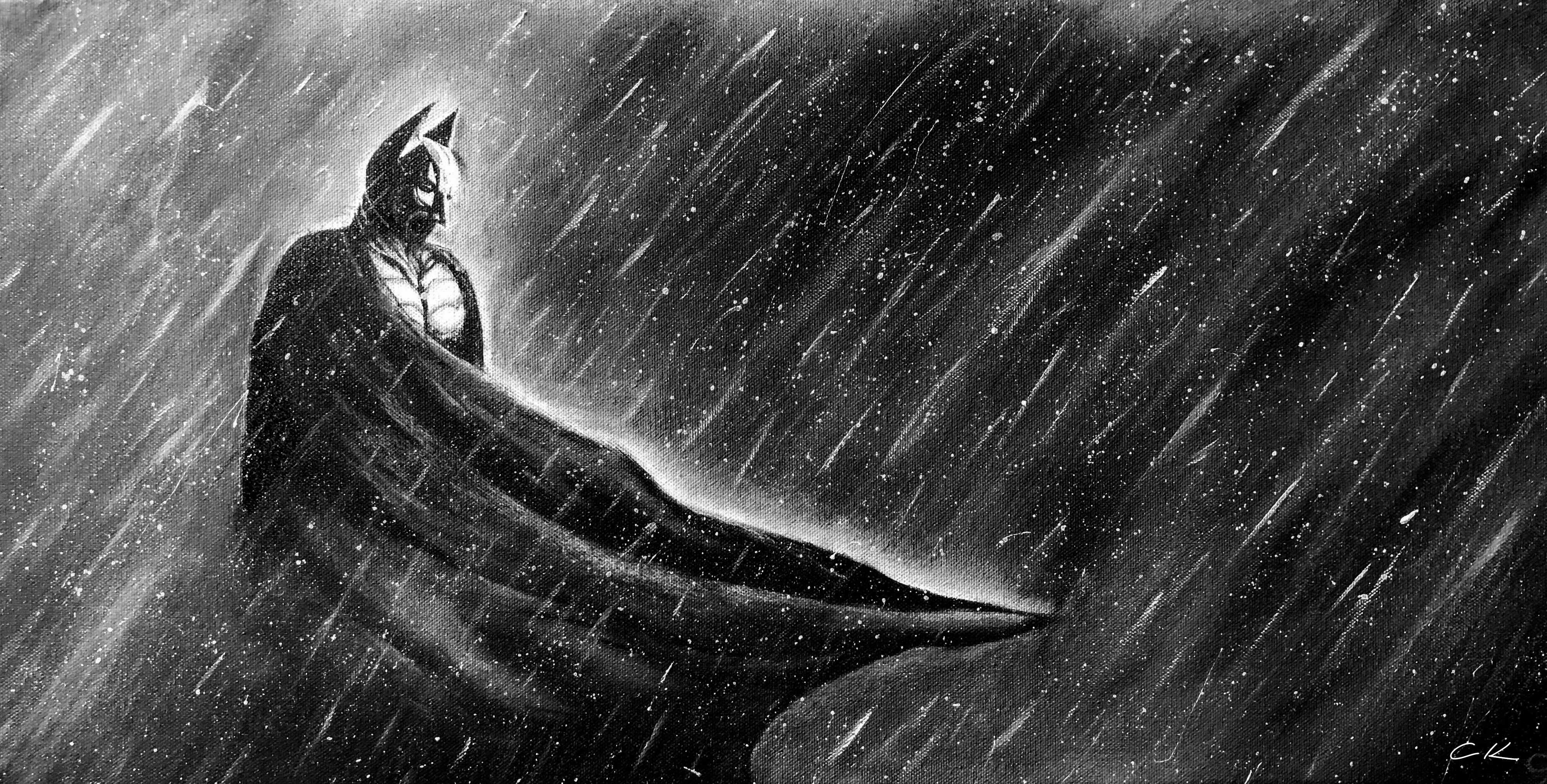 batman, hd, 4k, superheroes, digital art, artwork, HD Wallpaper
