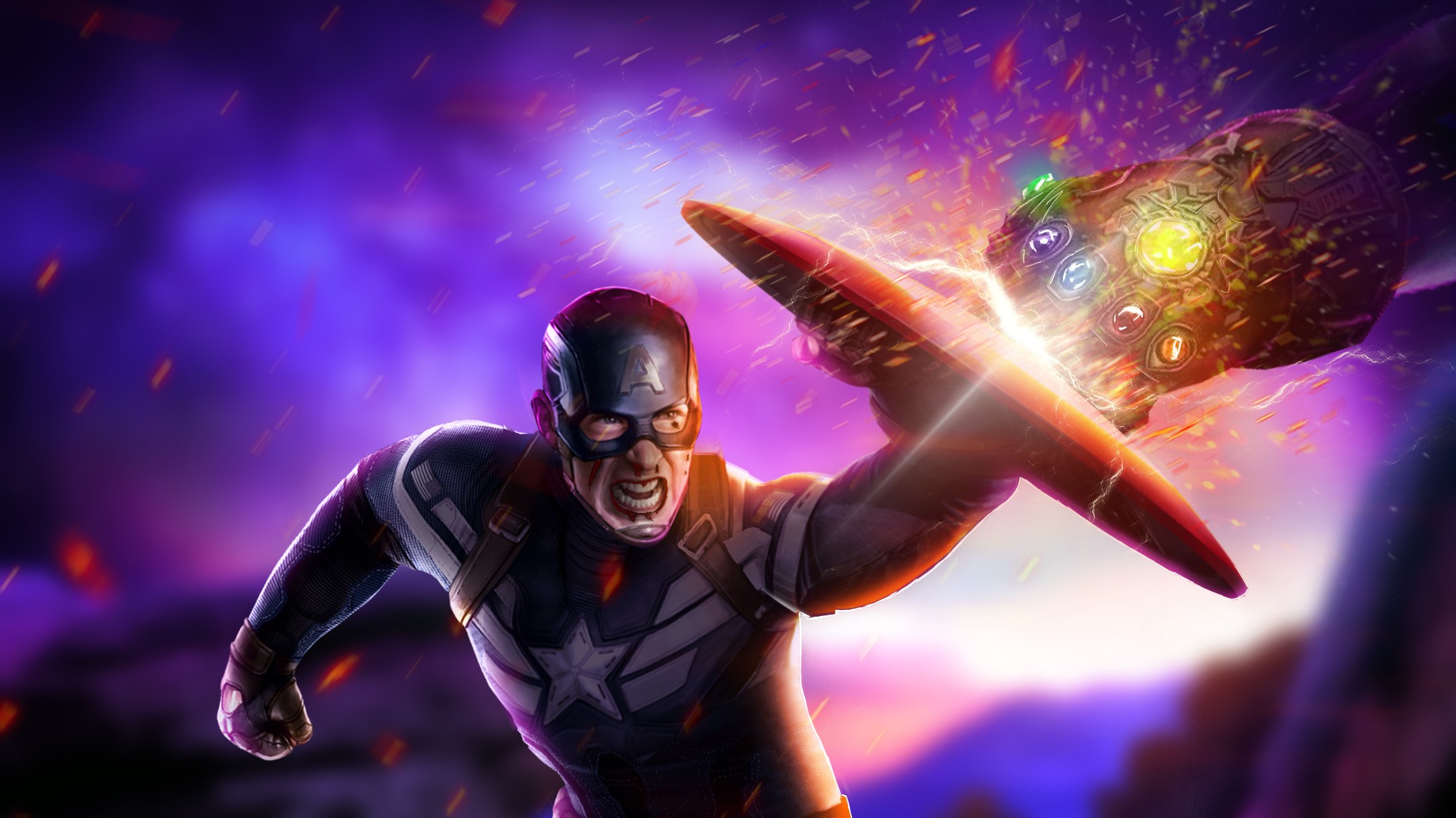 avengers end game, movies, 2019 movies, hd, behance, captain america, superheroes, HD Wallpaper