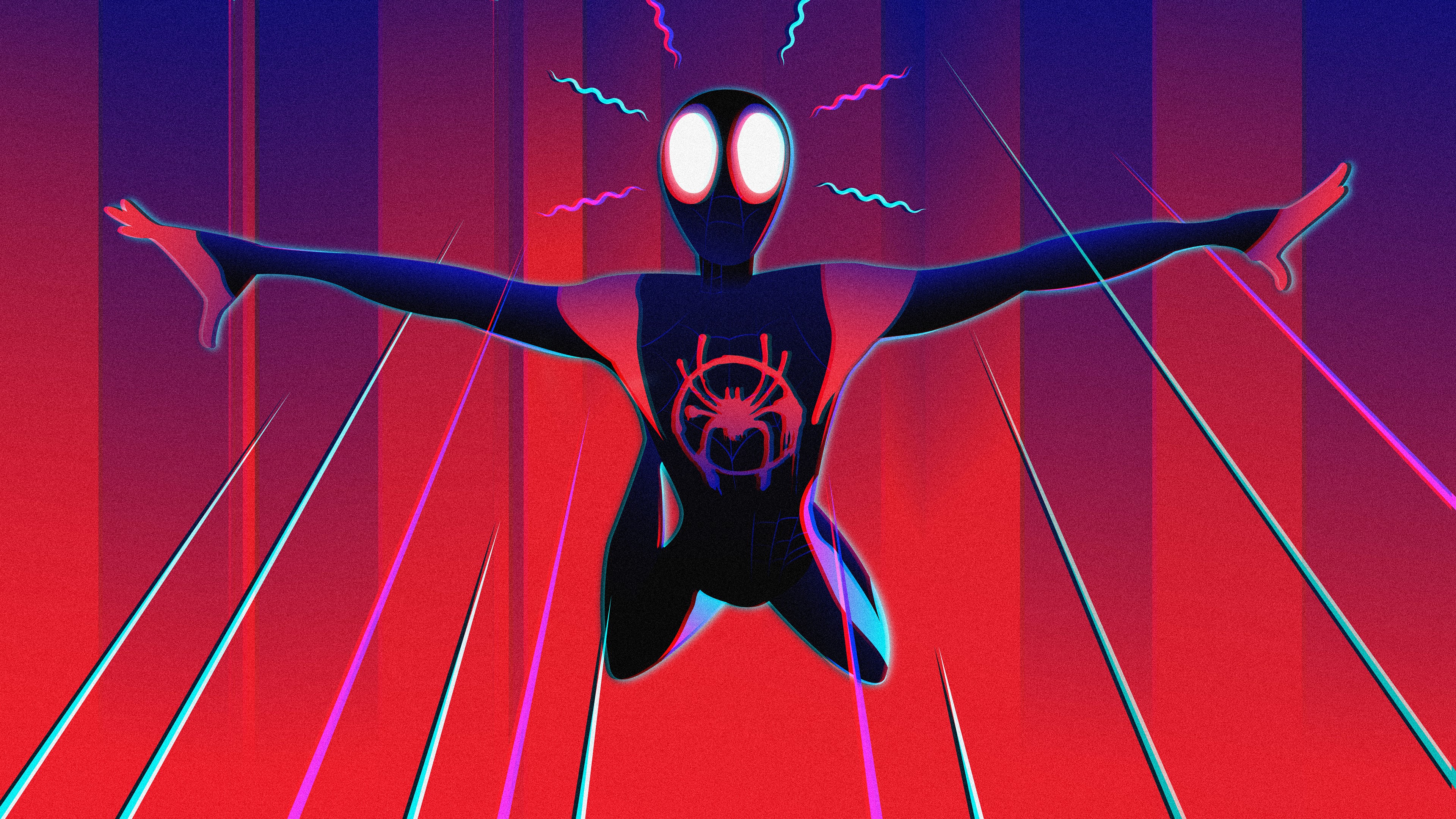 spiderman into the spider verse, spiderman, movies, hd, 4k, superheroes, artwork, artist, digital art, behance, HD Wallpaper