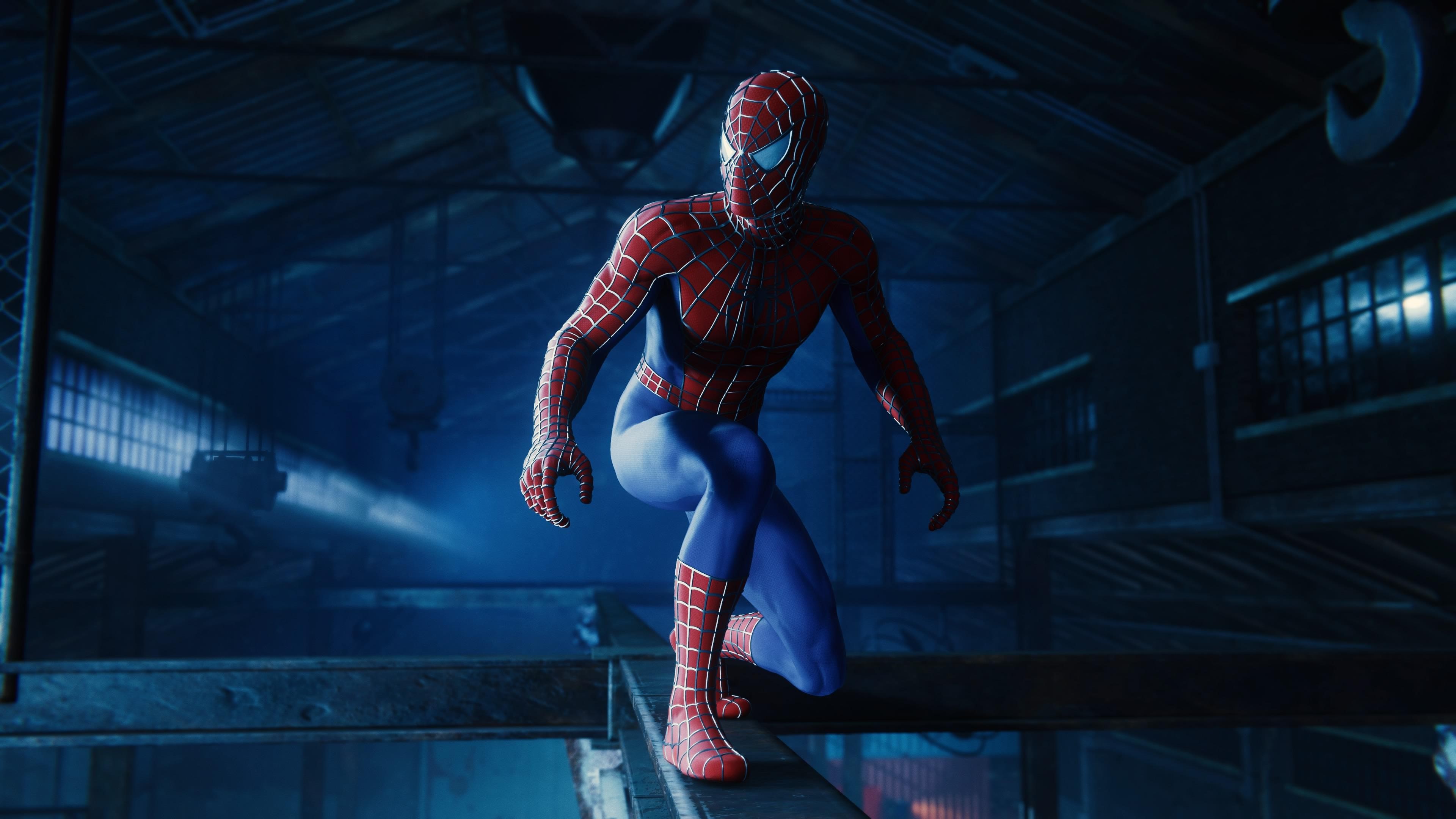 spiderman ps4, spiderman, superheroes, games, hd, 4k, 2018 games, ps games, HD Wallpaper