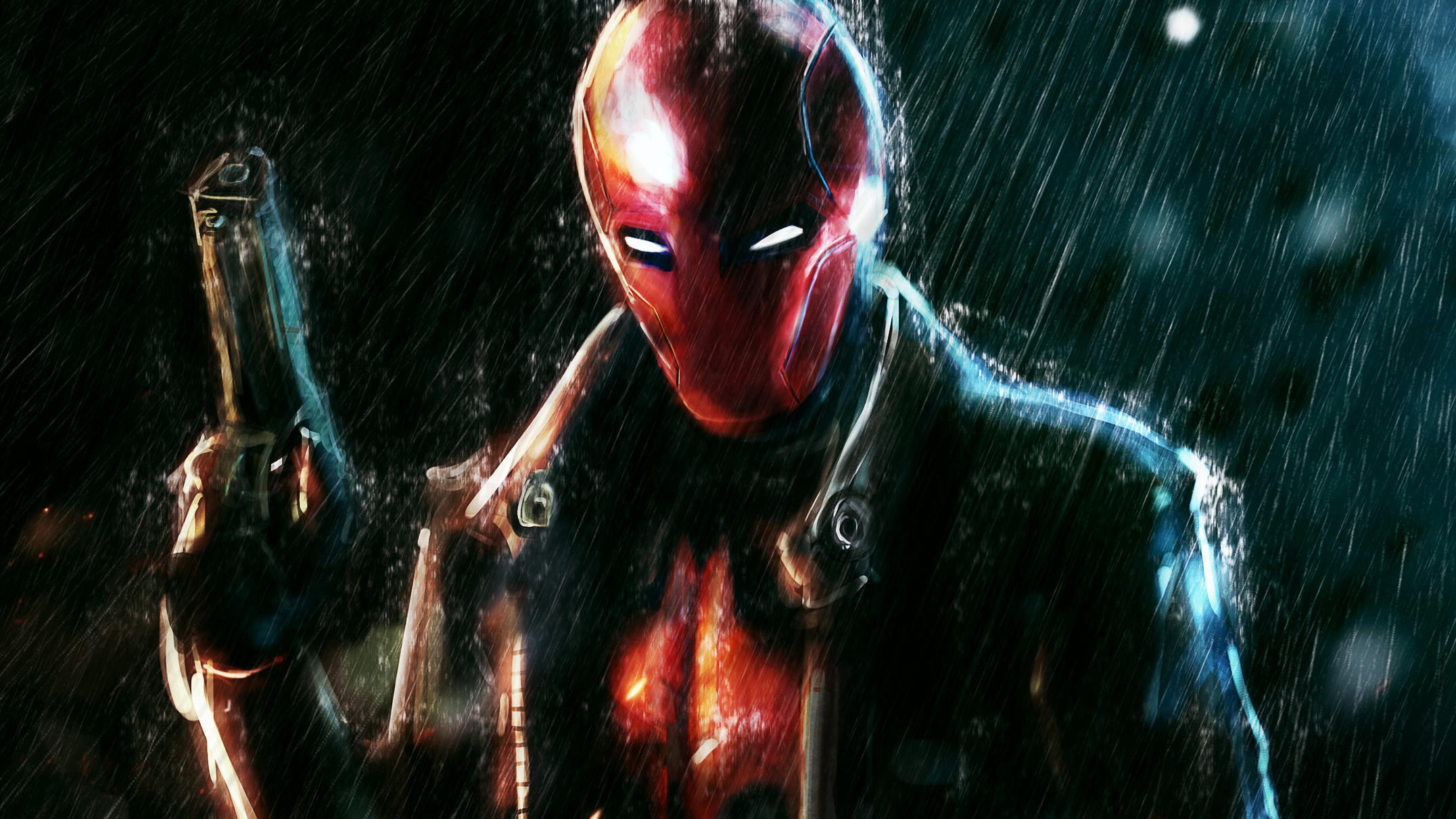 red hood, hd, artwork, superheroes, deviantart, artist, digital art, HD Wallpaper