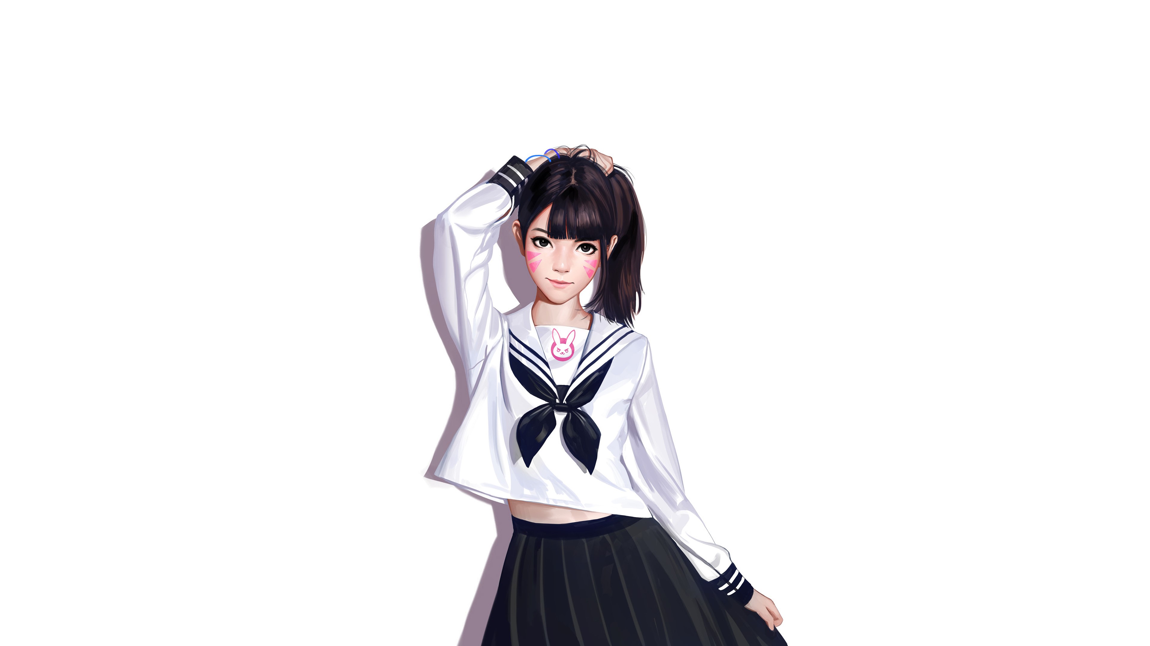 dva overwatch, overwatch, games, hd, artwork, artist, digital art, 4k, deviantart, HD Wallpaper