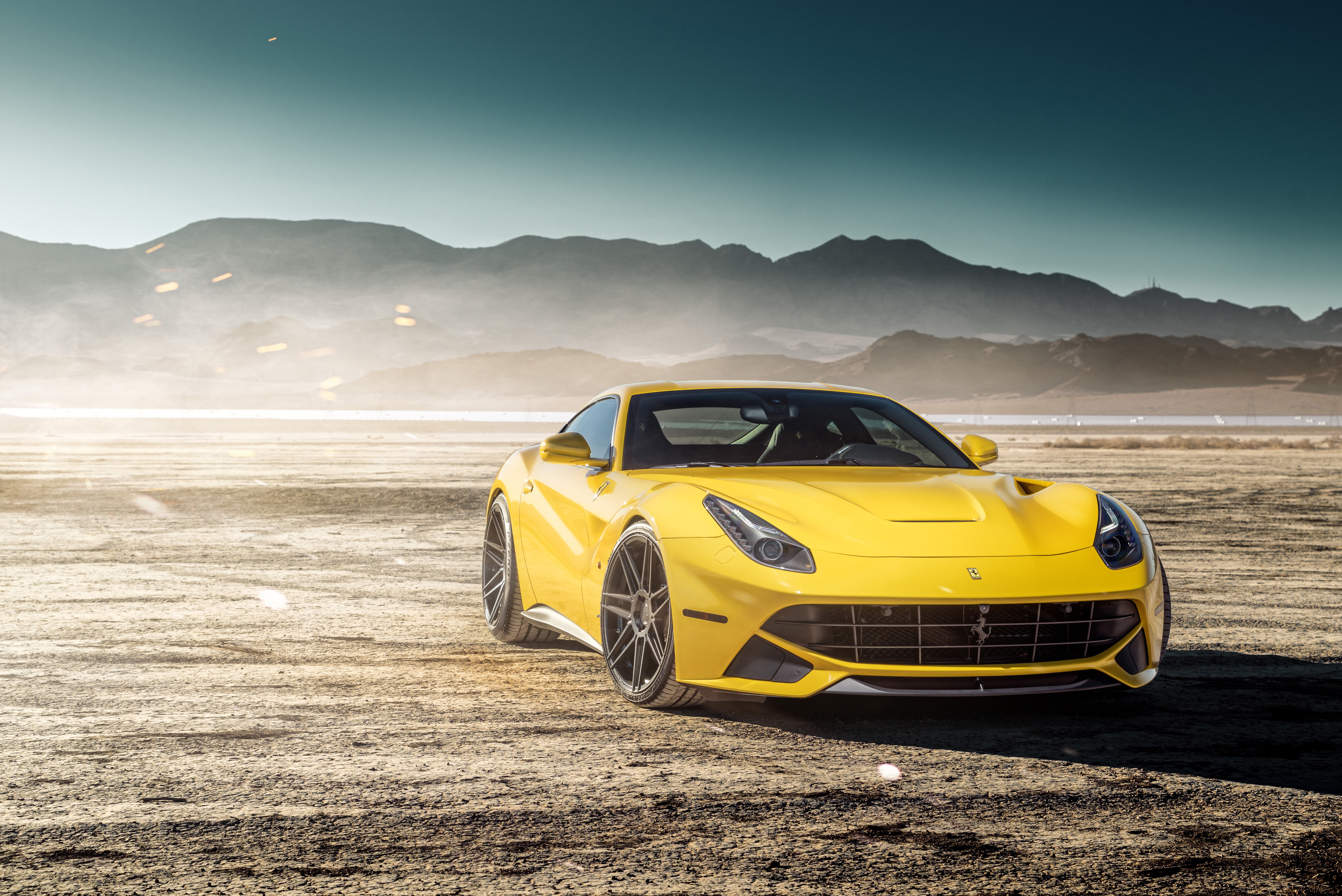 ferrari, cars, yellow, hd, 4k, 5k, HD Wallpaper