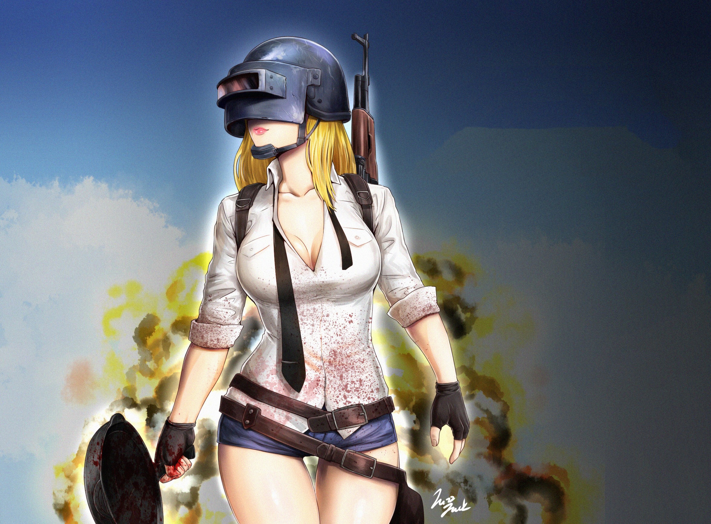 pubg, playerunknowns battlegrounds, 2018 games, games, hd, deviantart, HD Wallpaper