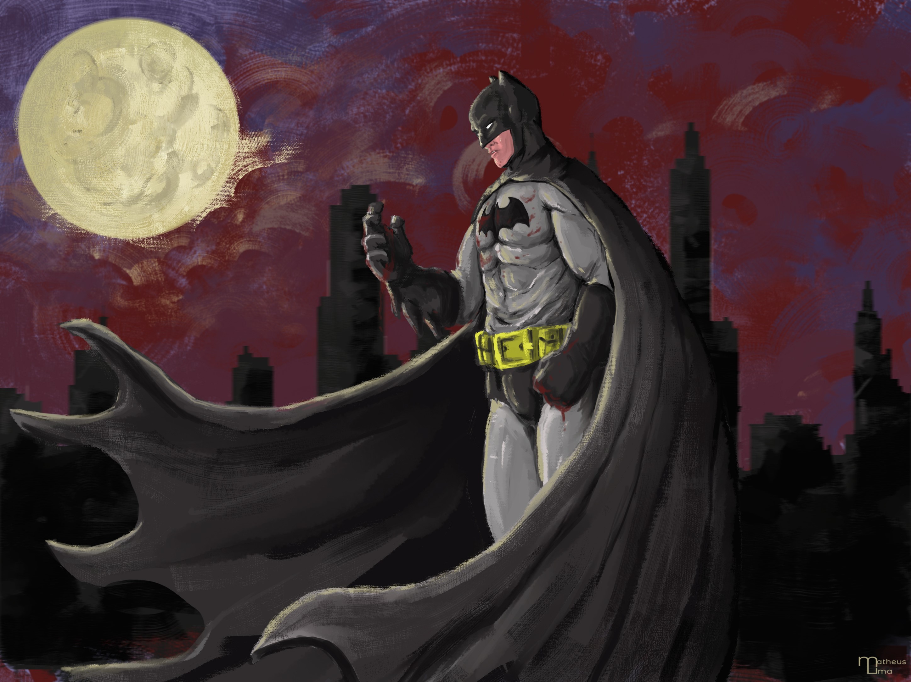 batman, hd, superheroes, artwork, behance, HD Wallpaper