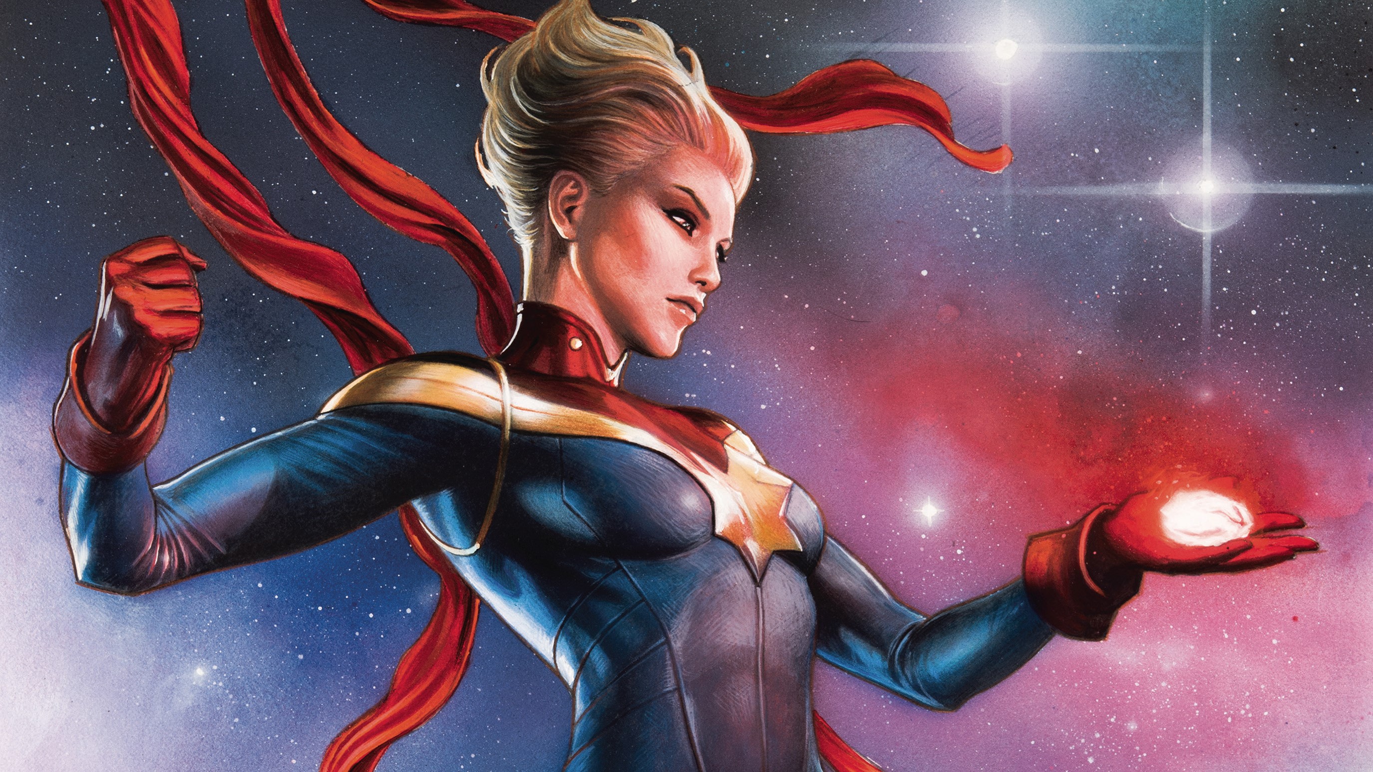 captain marvel, superheroes, artist, artwork, digital art, hd, HD Wallpaper