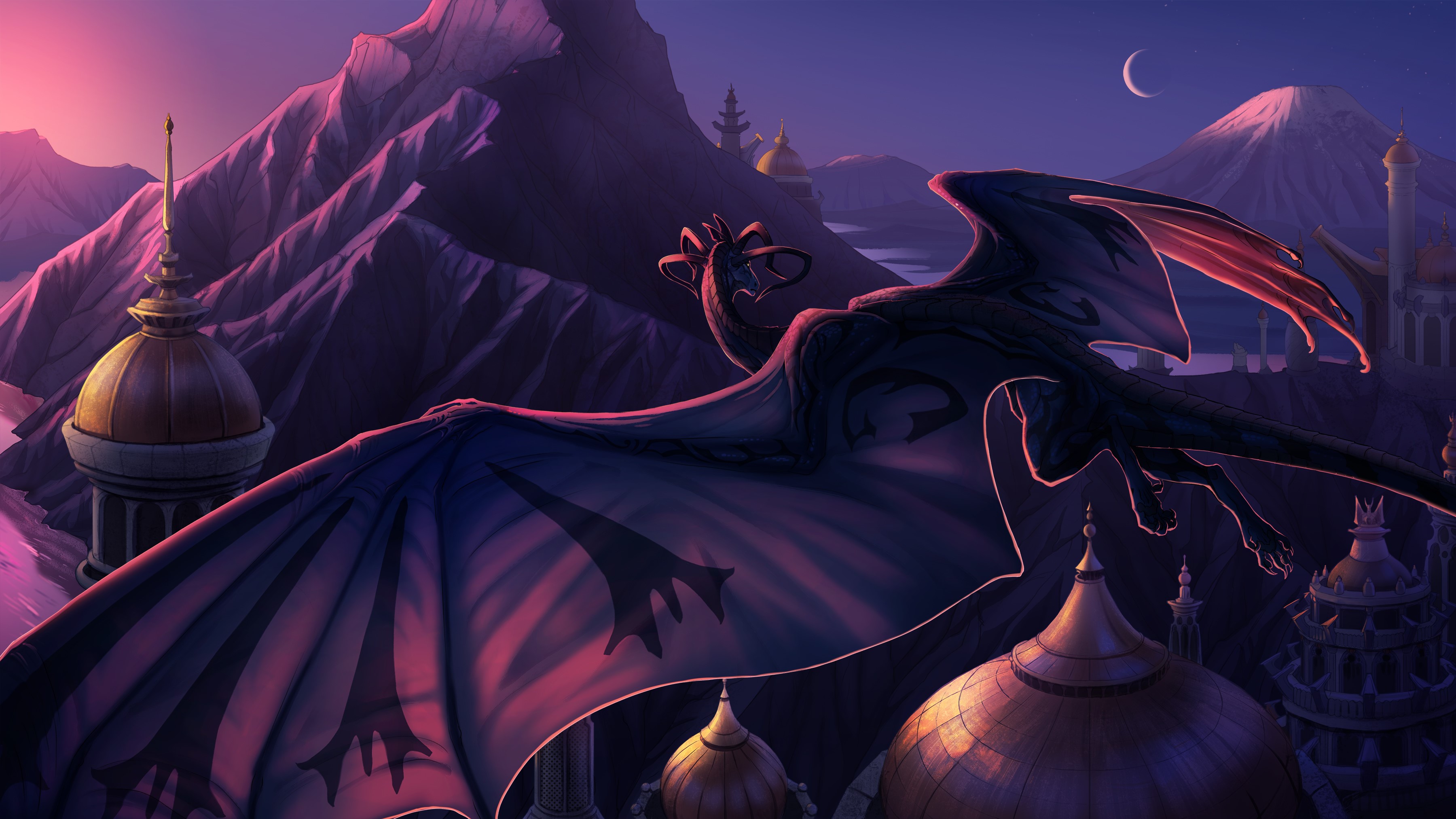 dragon, artist, artwork, digital art, hd, deviantart, 4k, HD Wallpaper