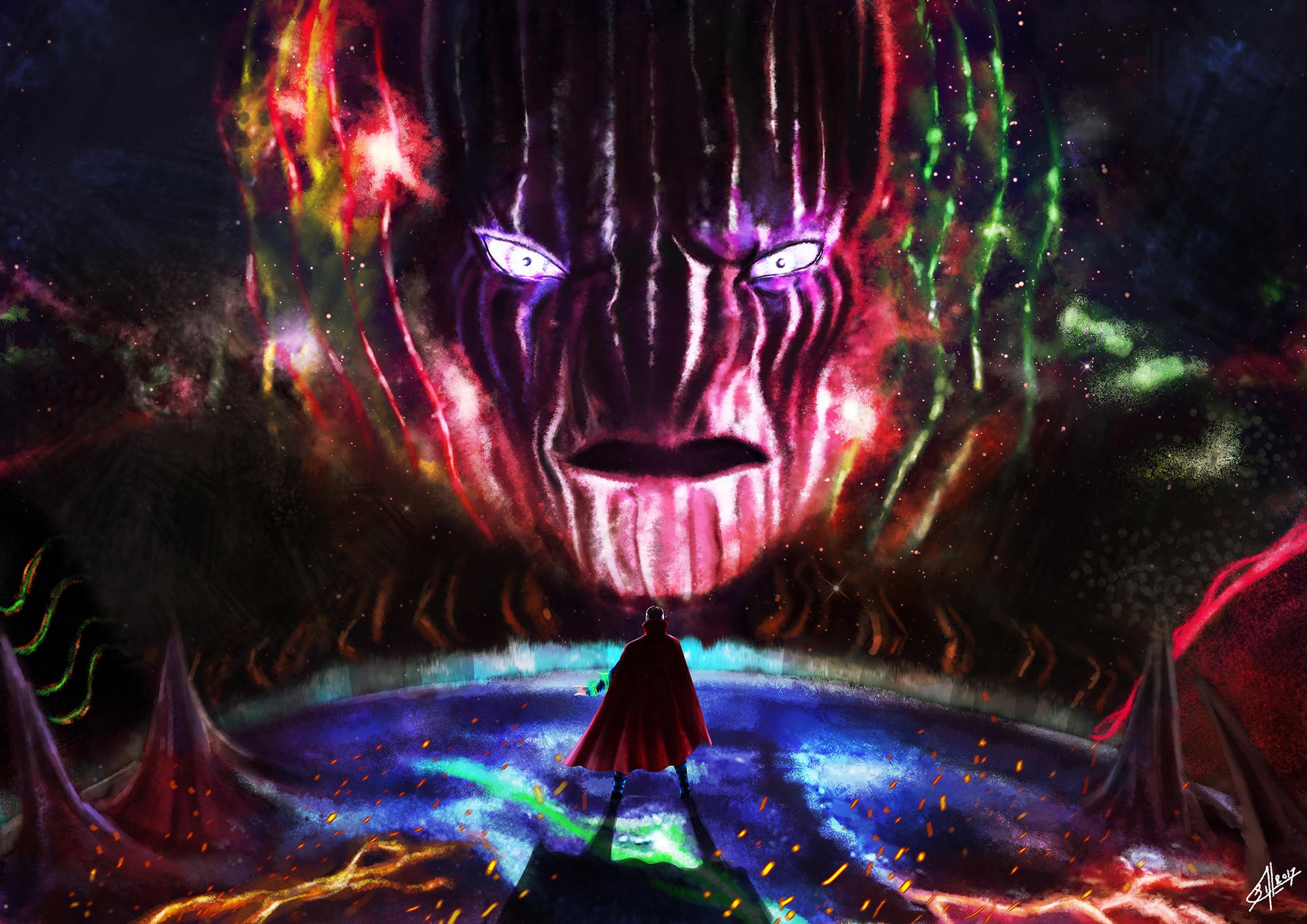 doctor strange, artist, digital art, deviantart, artwork, hd, HD Wallpaper