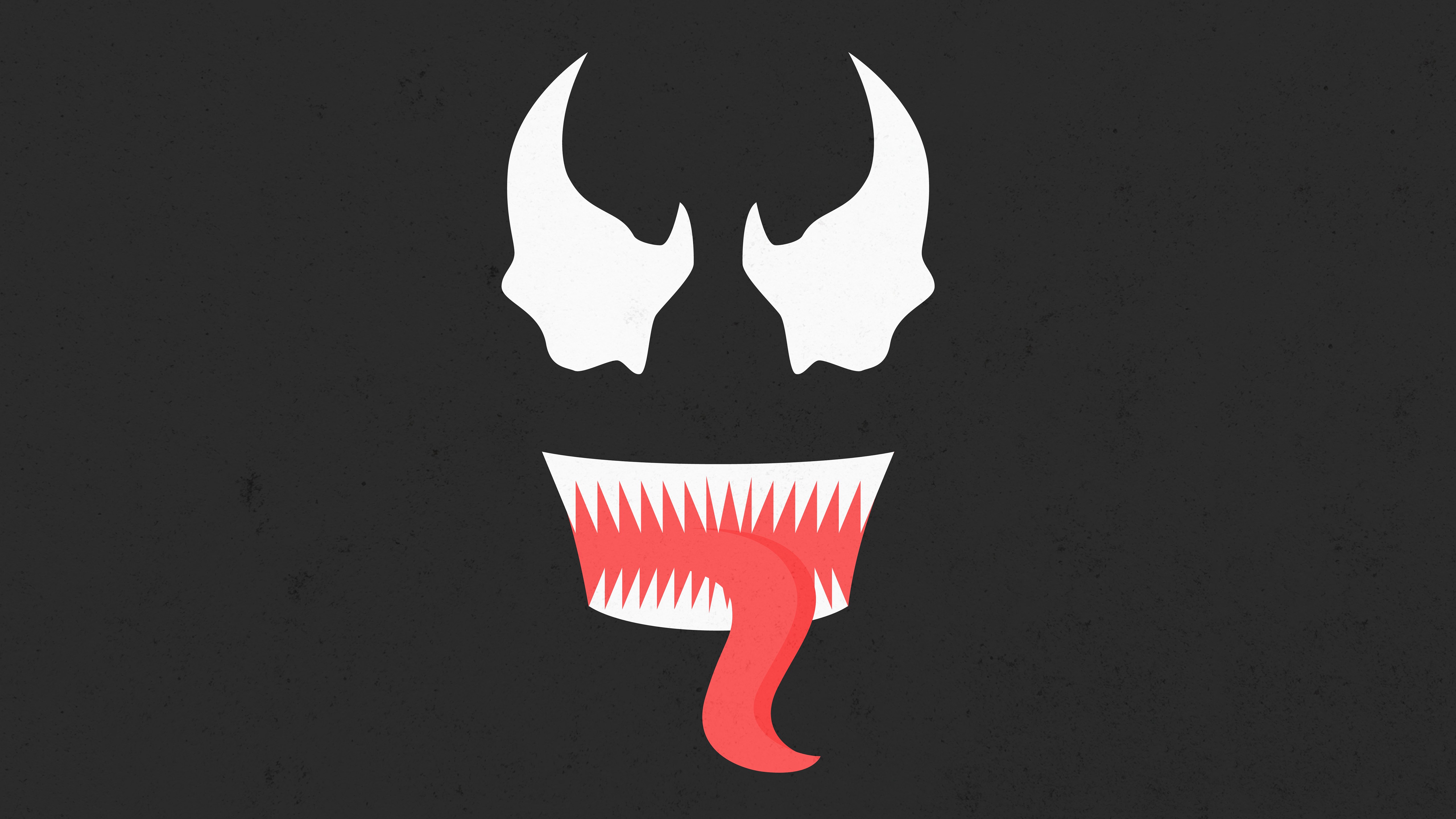 venom, superheroes, minimalism, minimalist, artist, artwork, digital art, hd, 4k, 5k, dribbble, HD Wallpaper