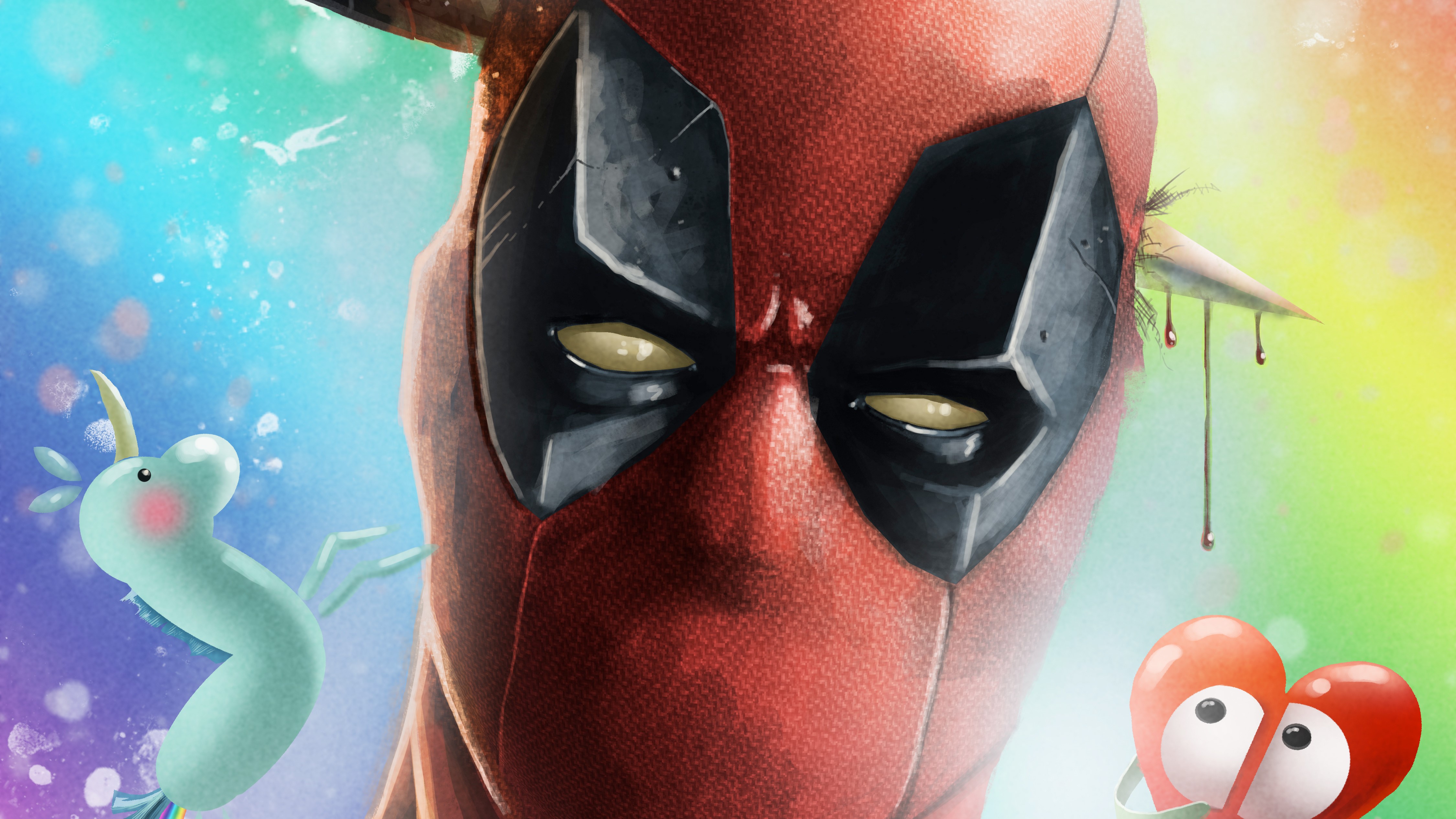 deadpool, hd, superheroes, artwork, digital art, 4k, HD Wallpaper