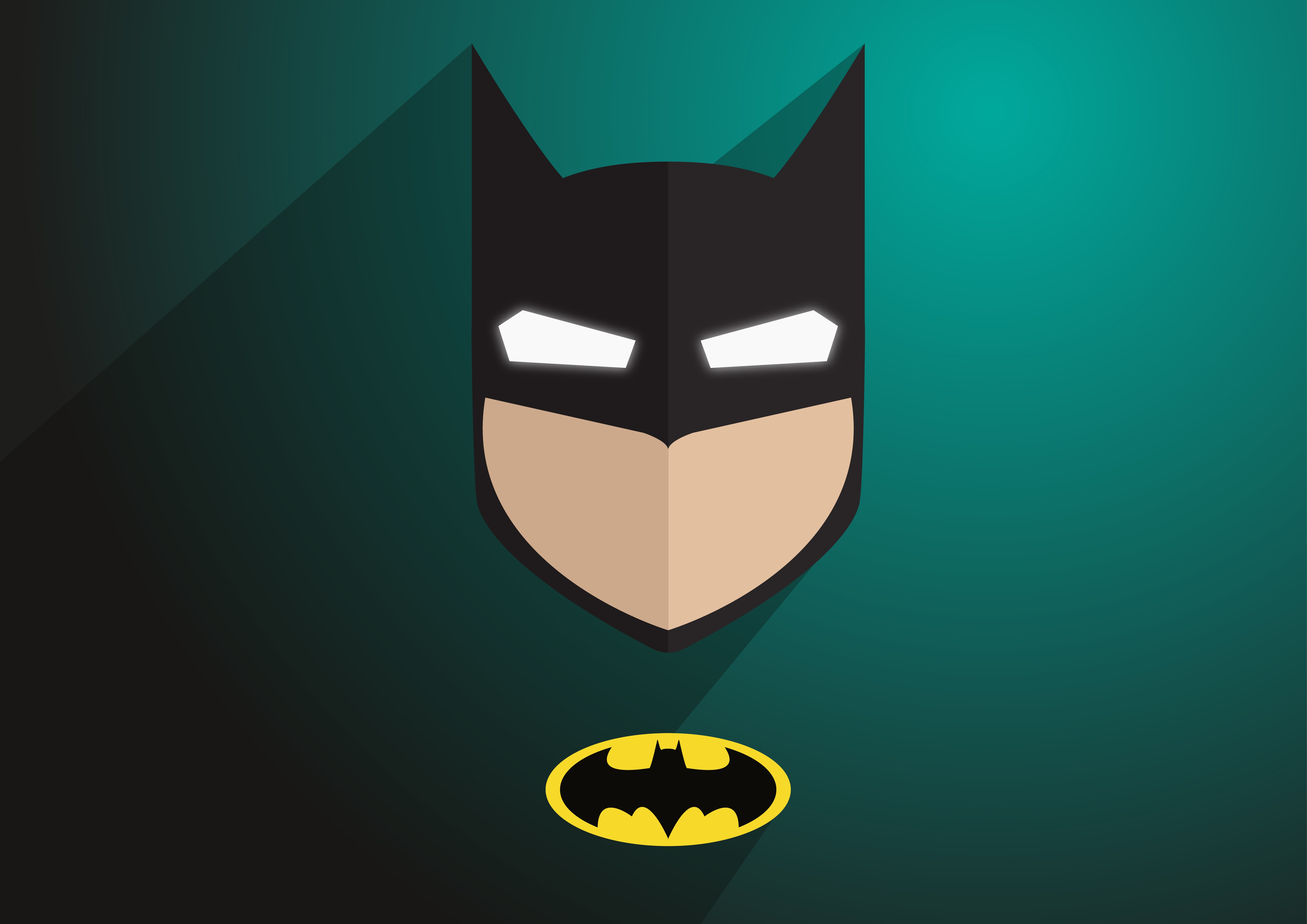 batman, hd, 4k, 5k, superheroes, minimalism, HD Wallpaper