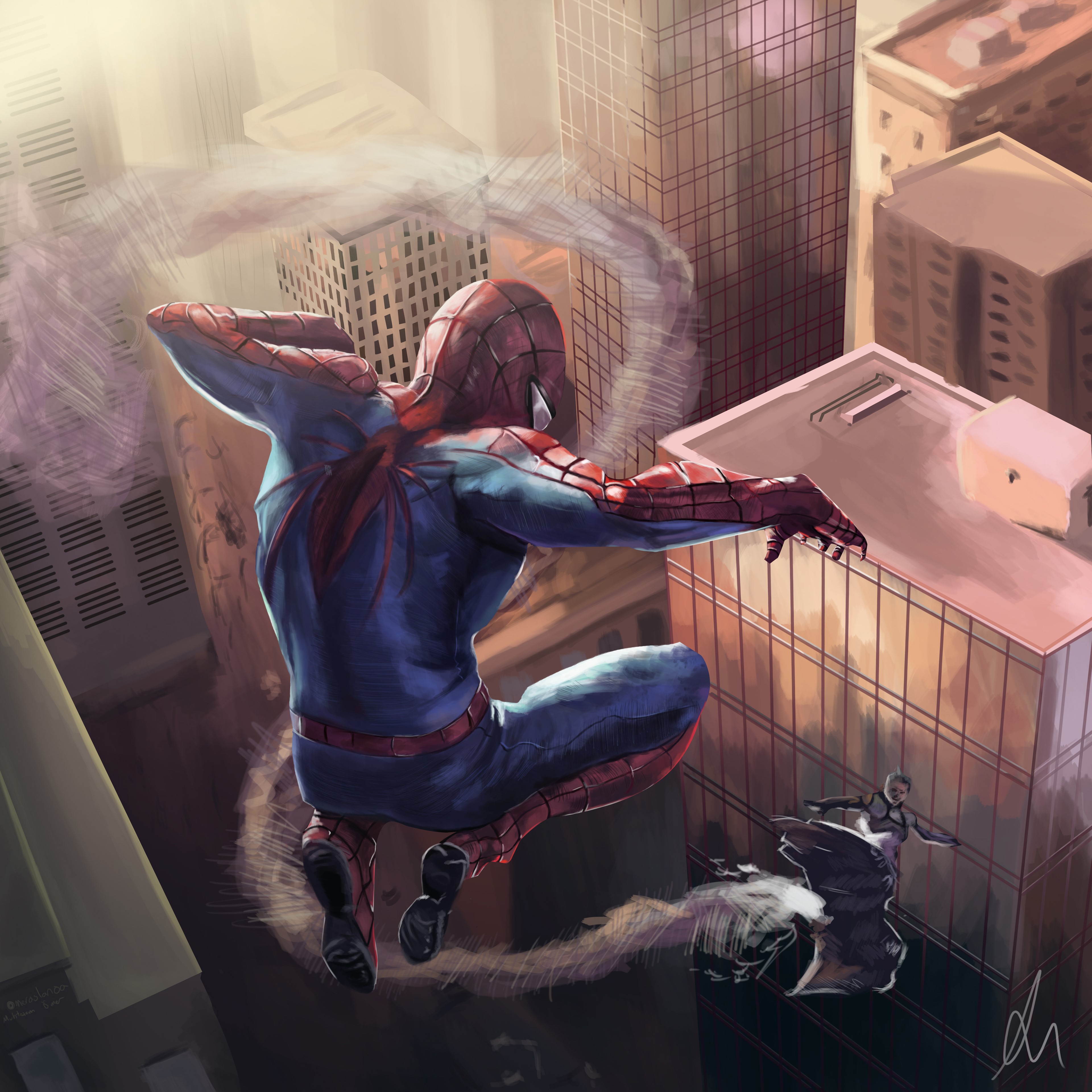 spiderman, hd, 4k, superheroes, artwork, digital art, art, behance, HD Wallpaper