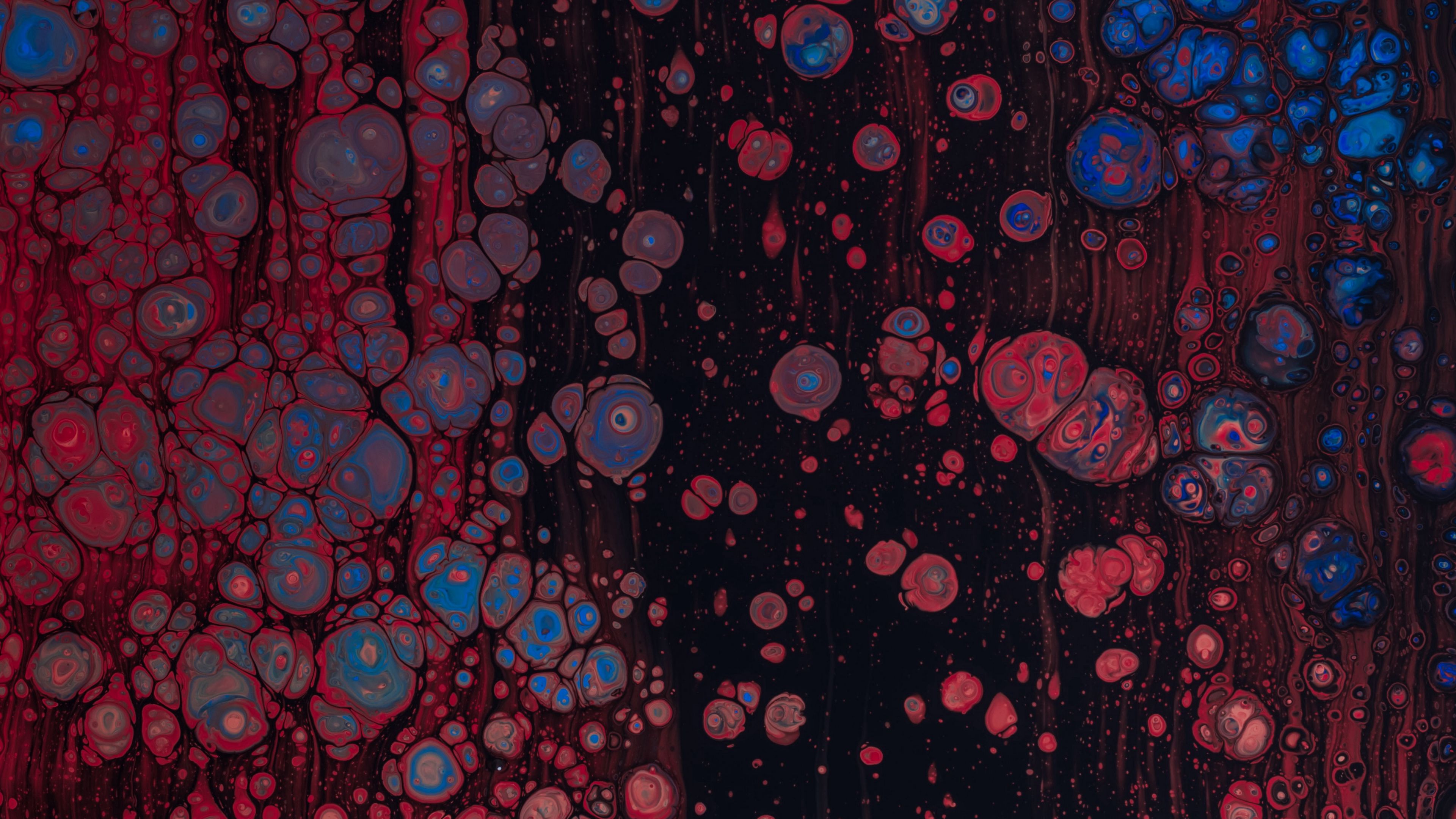 stains, bubbles, macro, liquid, texture, 4k, HD Wallpaper
