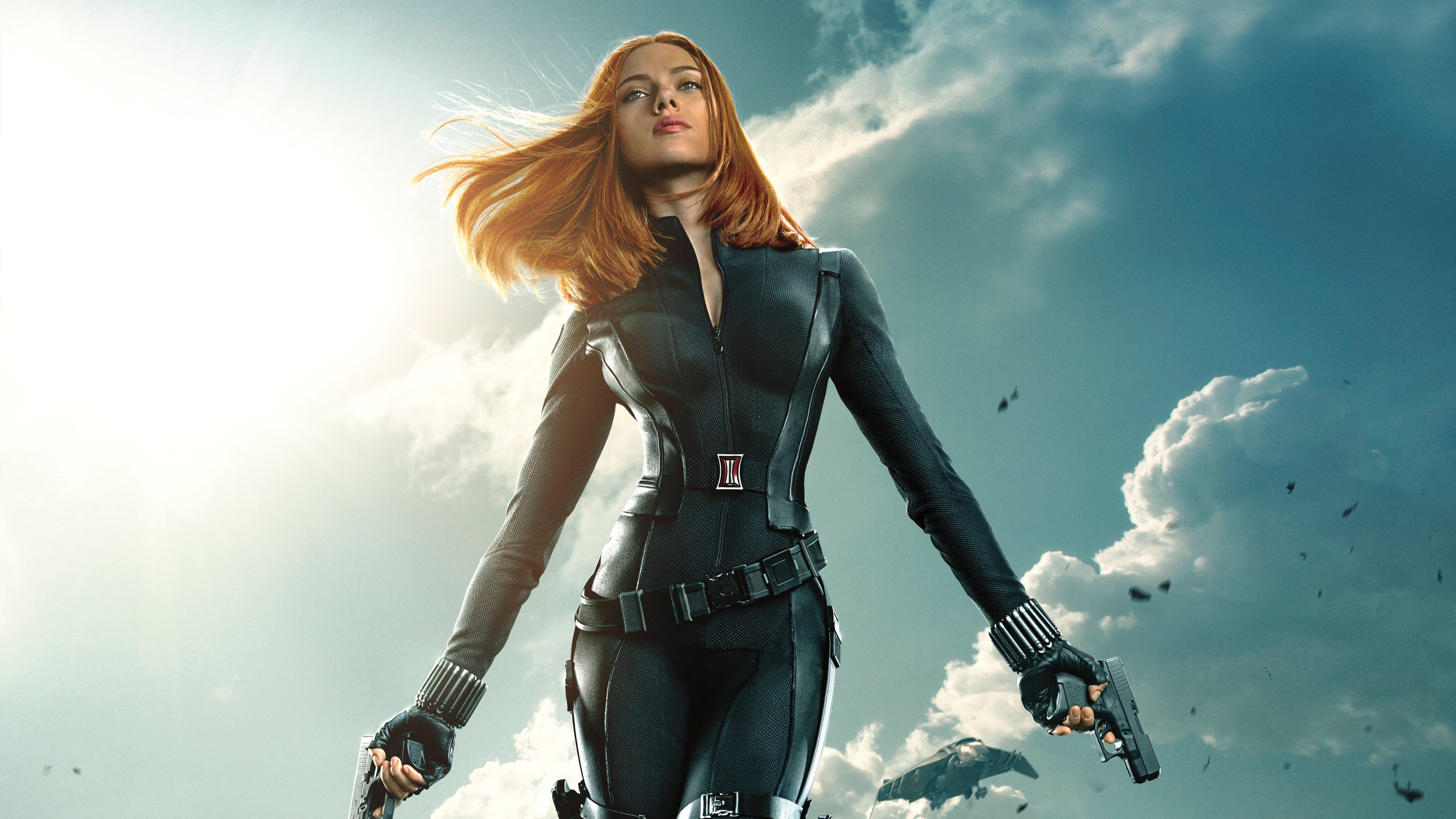 scarlett johansson, superheroes, black widow, hd, HD Wallpaper