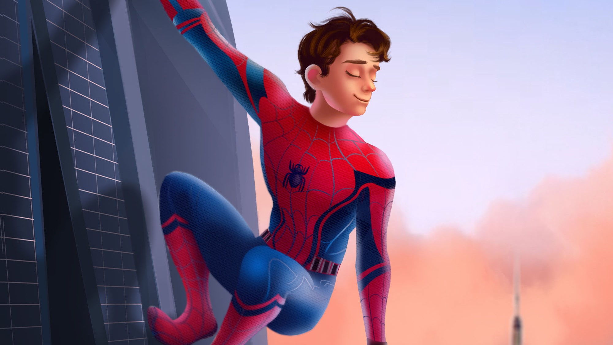 spiderman, hd, superheroes, digital art, behance, artwork, HD Wallpaper