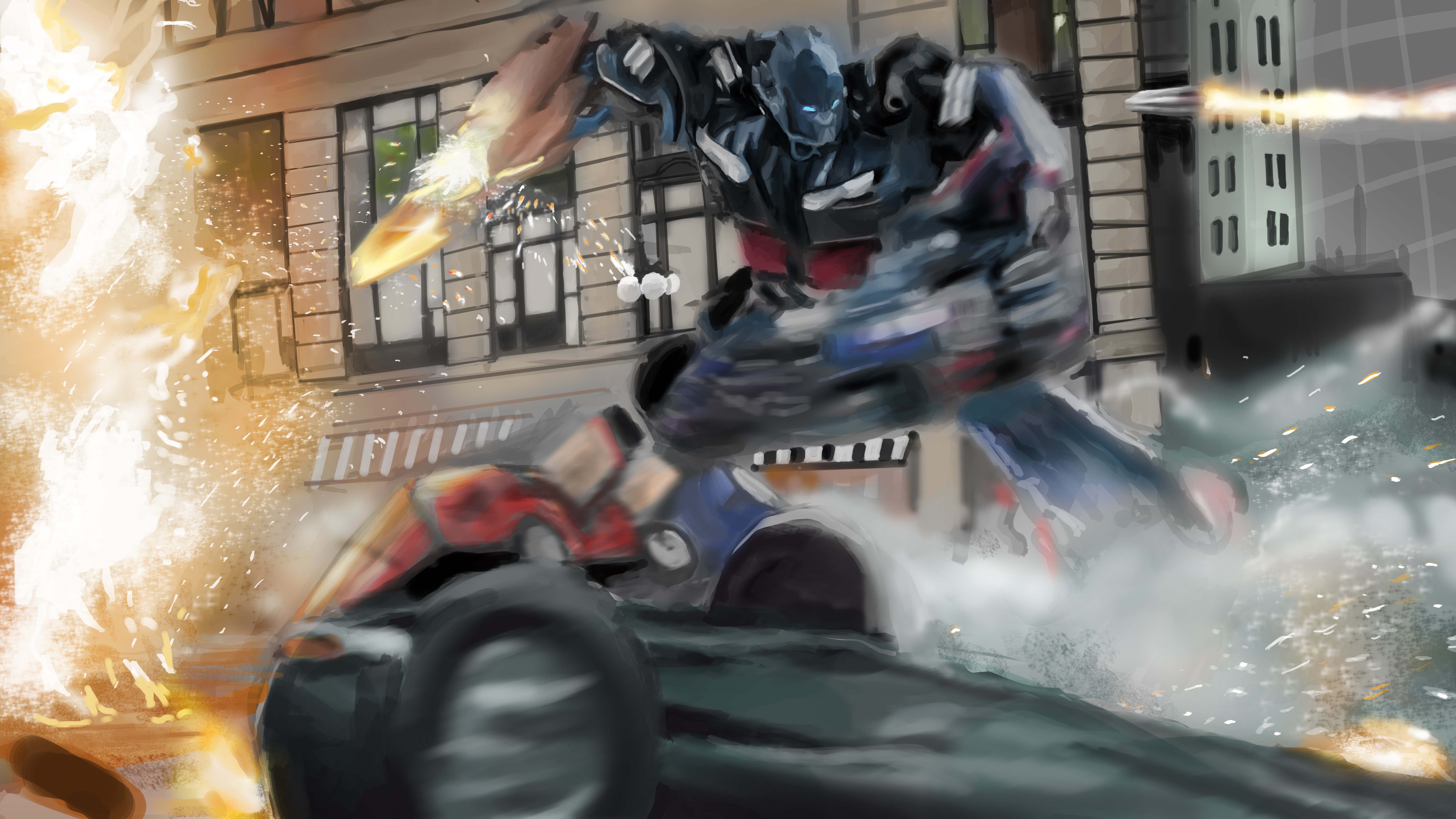 transformers, optimus primes, hd, 4k, 5k, 8k, deviantart, HD Wallpaper