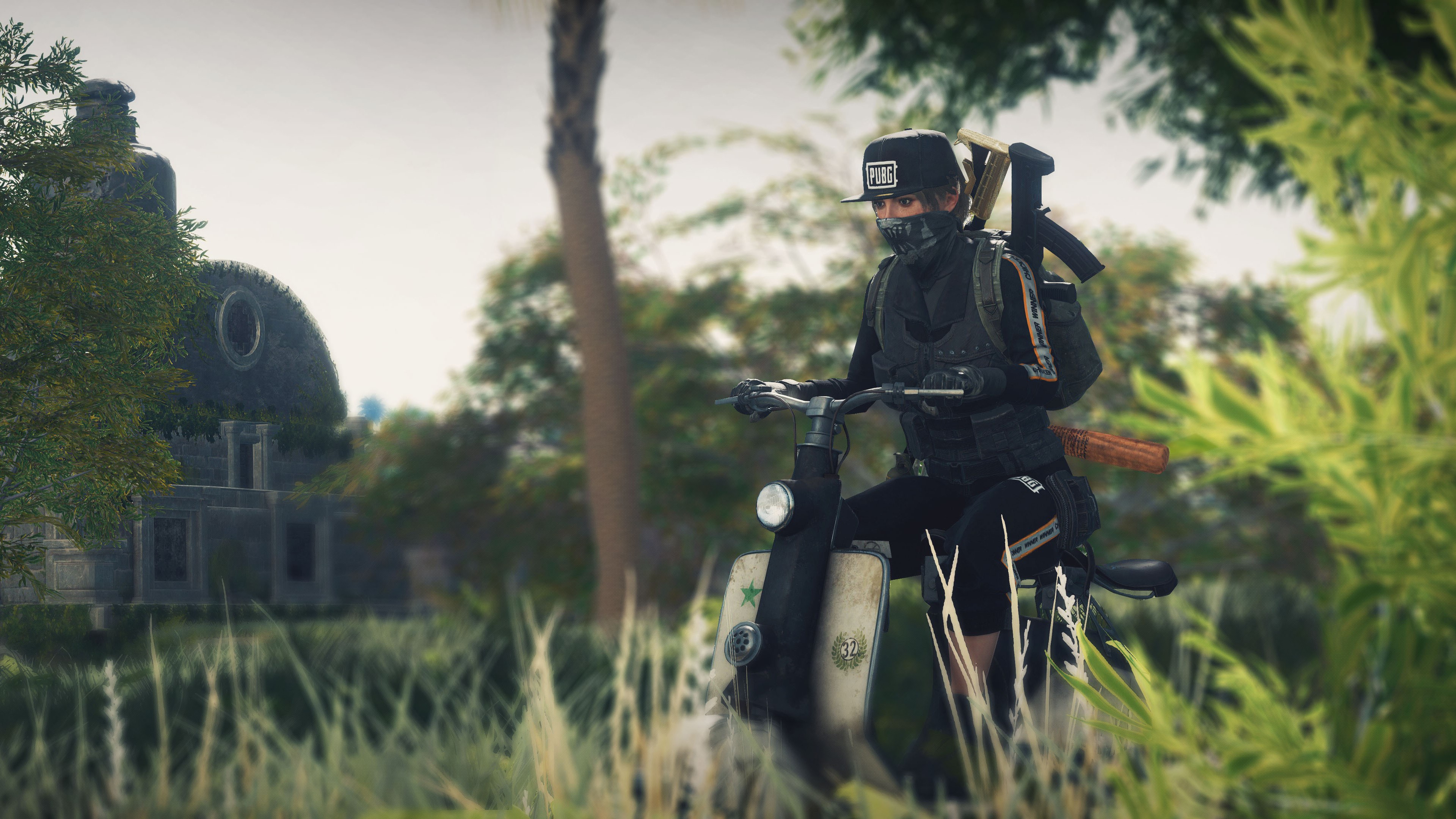 pubg, playerunknowns battlegrounds, 2018 games, games, hd, 4k, scooter, HD Wallpaper