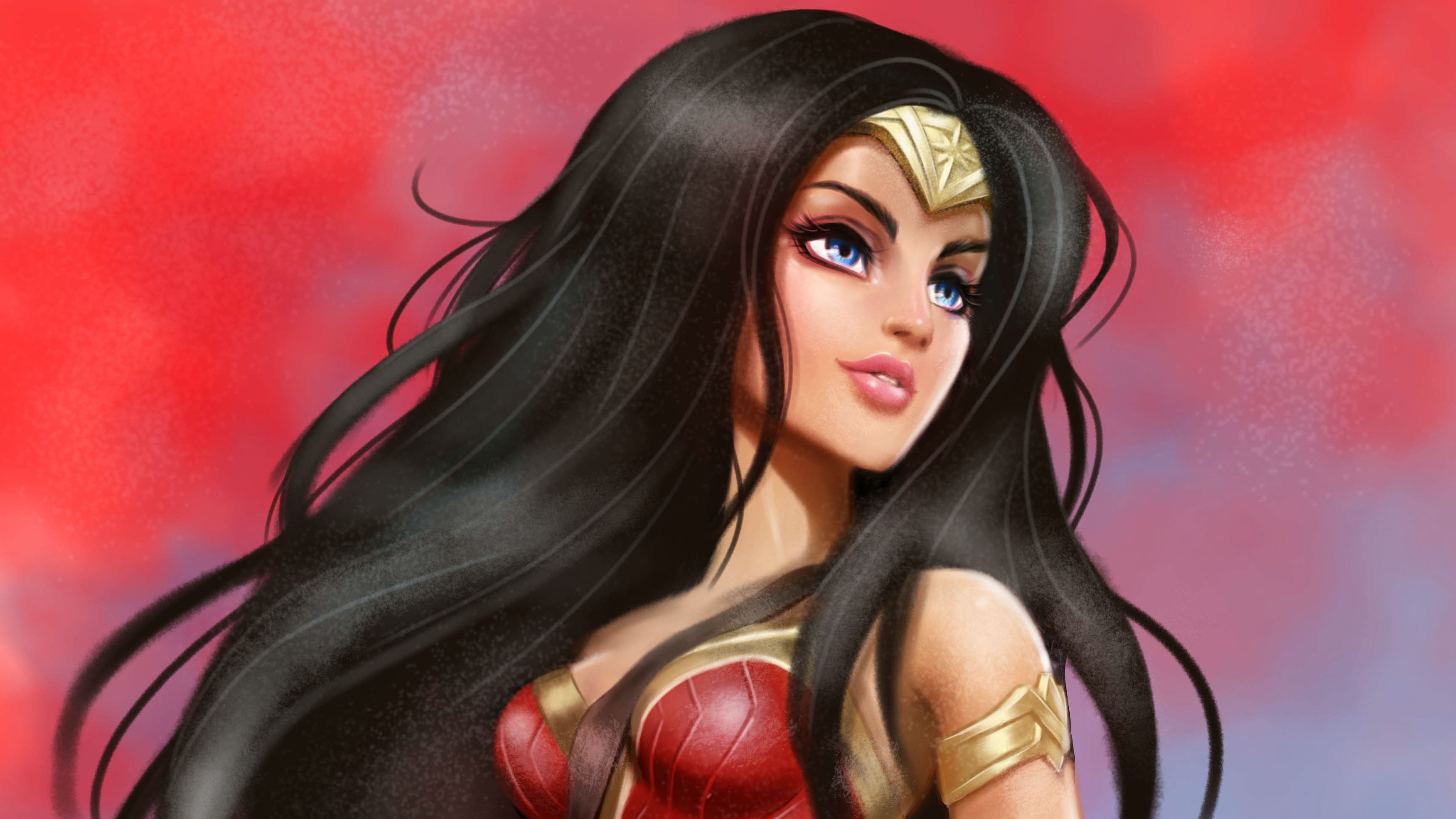 wonder woman, hd, 4k, superheroes, artist, artwork, behance, HD Wallpaper