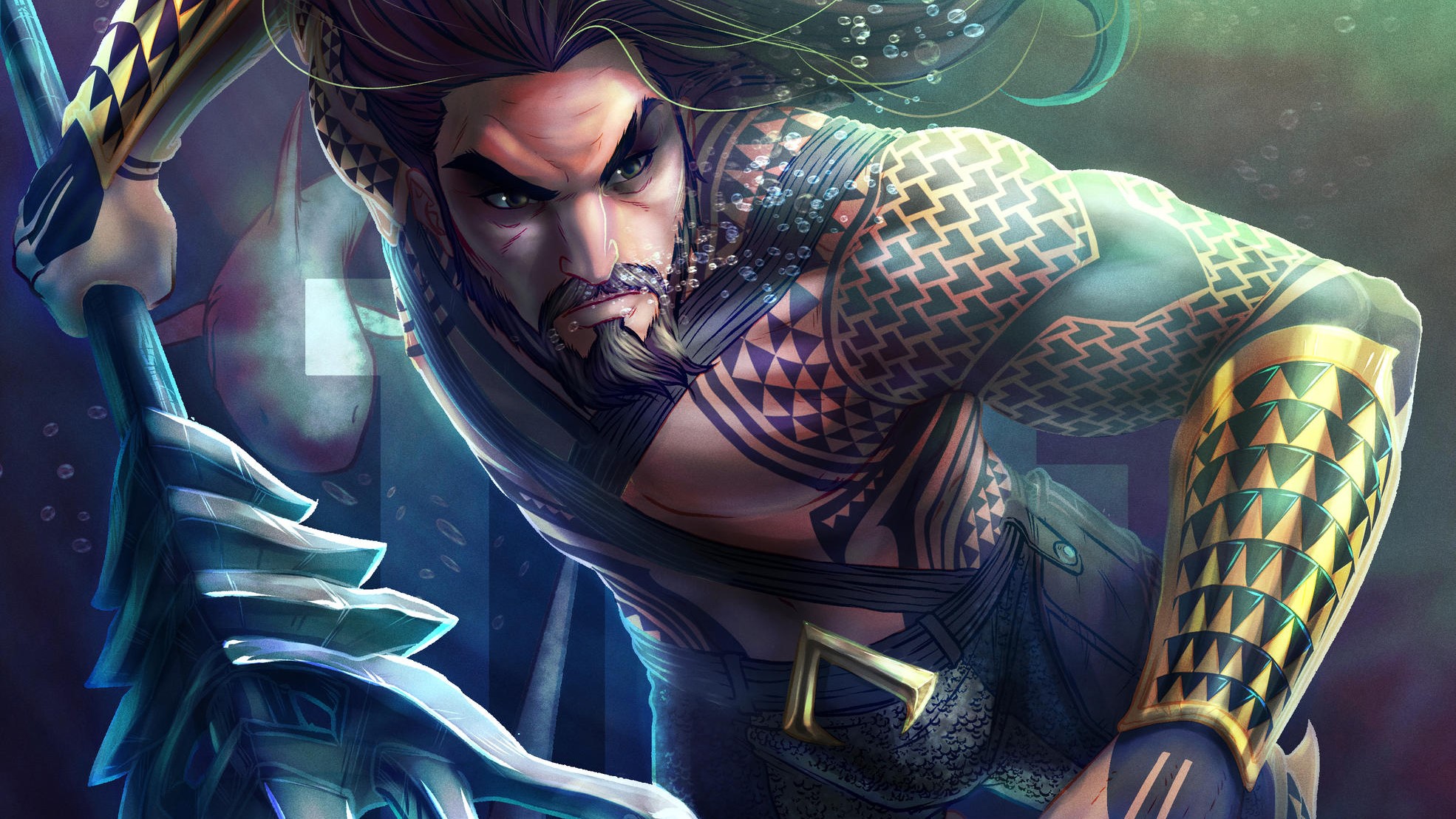 aquaman, hd, superheroes, artwork, art, deviantart, HD Wallpaper