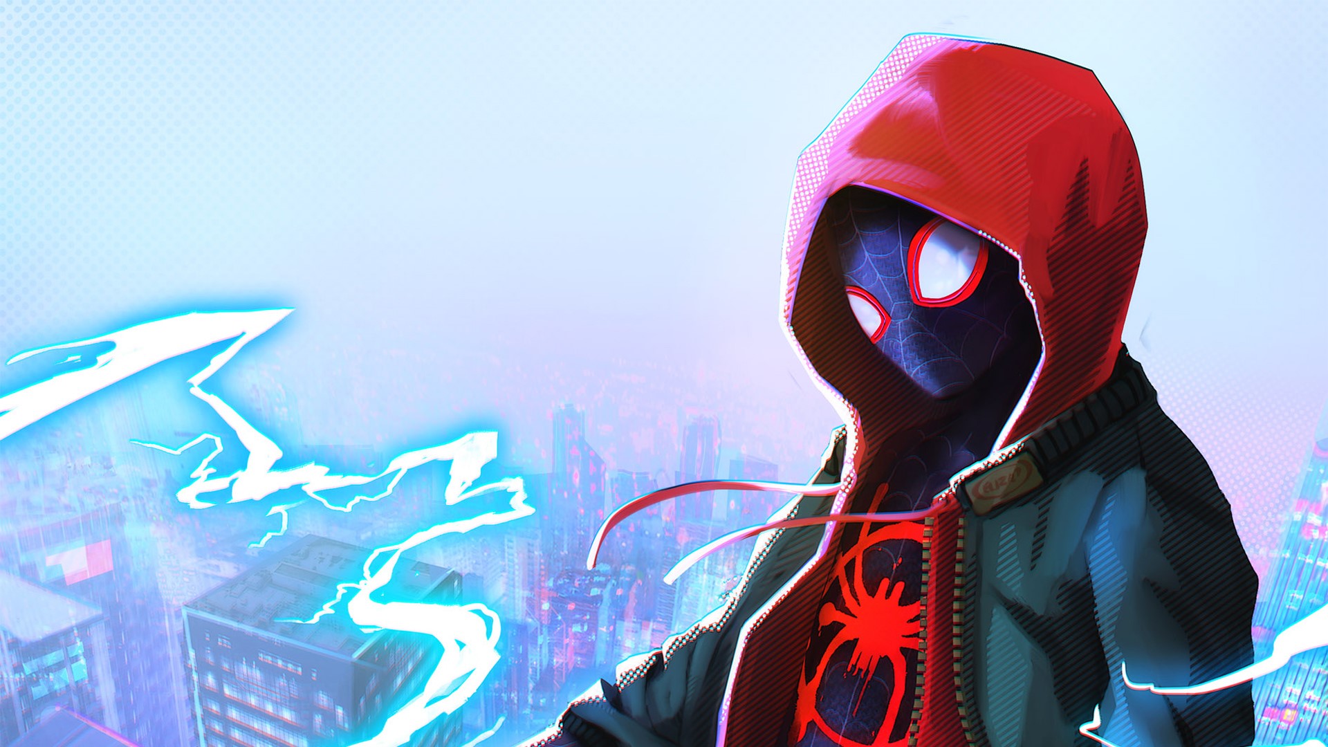 spiderman into the spider verse, hd, superheroes, artwork, artist, digital art, deviantart, HD Wallpaper