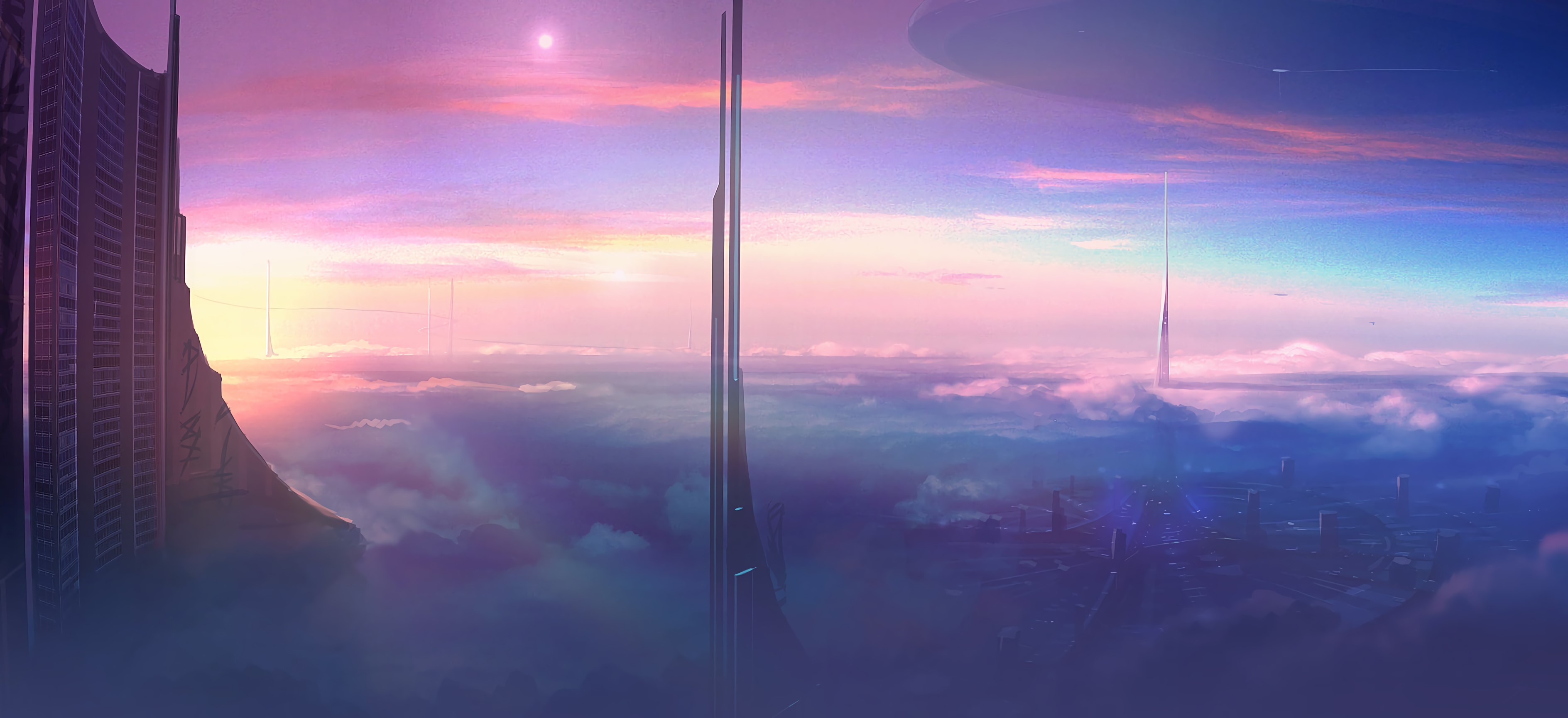 skyscraper, artist, artwork, digital art, hd, deviantart, 4k, HD Wallpaper