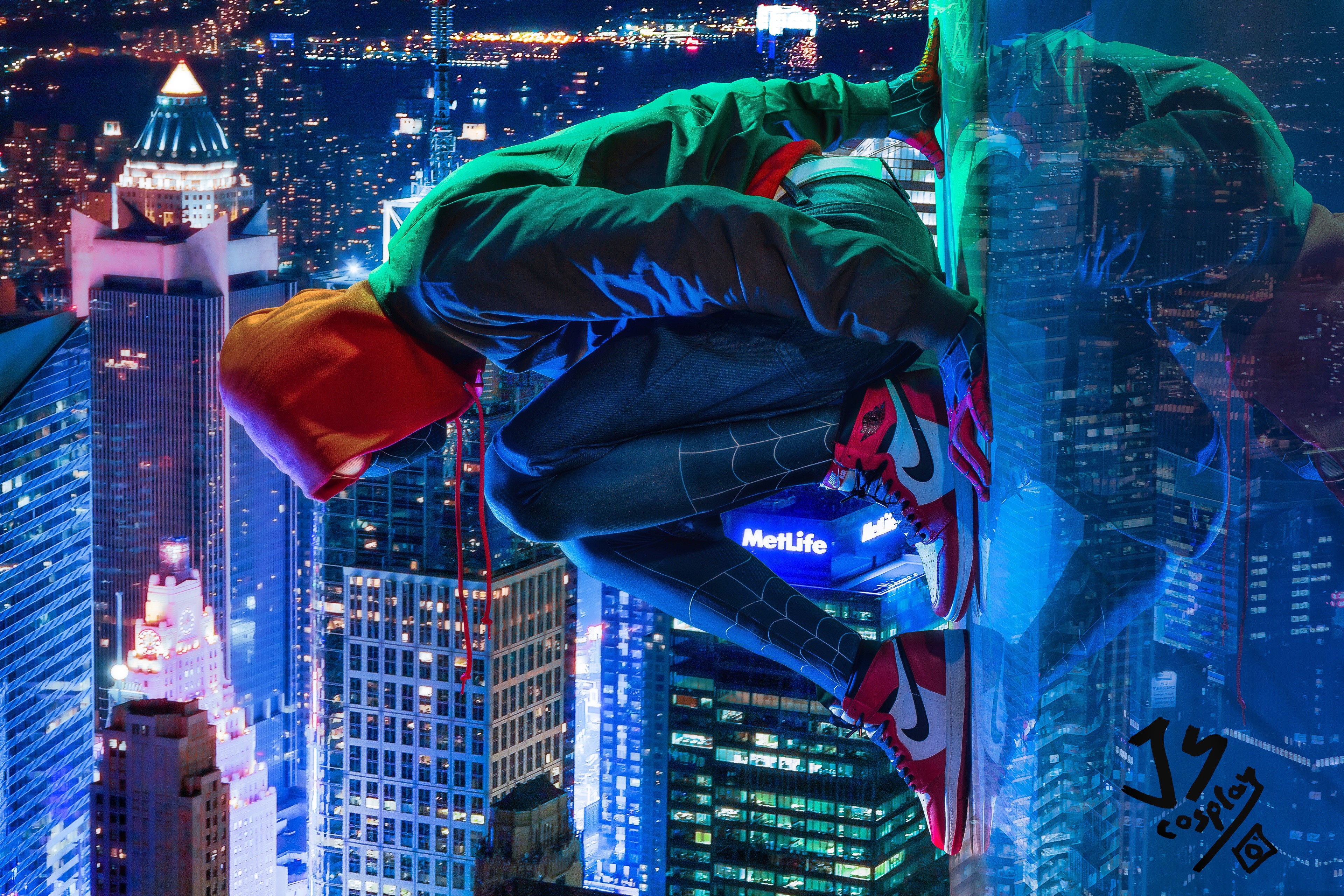 spiderman into the spider verse, hd, cosplay, 4k, superheroes, artwork, artist, digital art, behance, HD Wallpaper