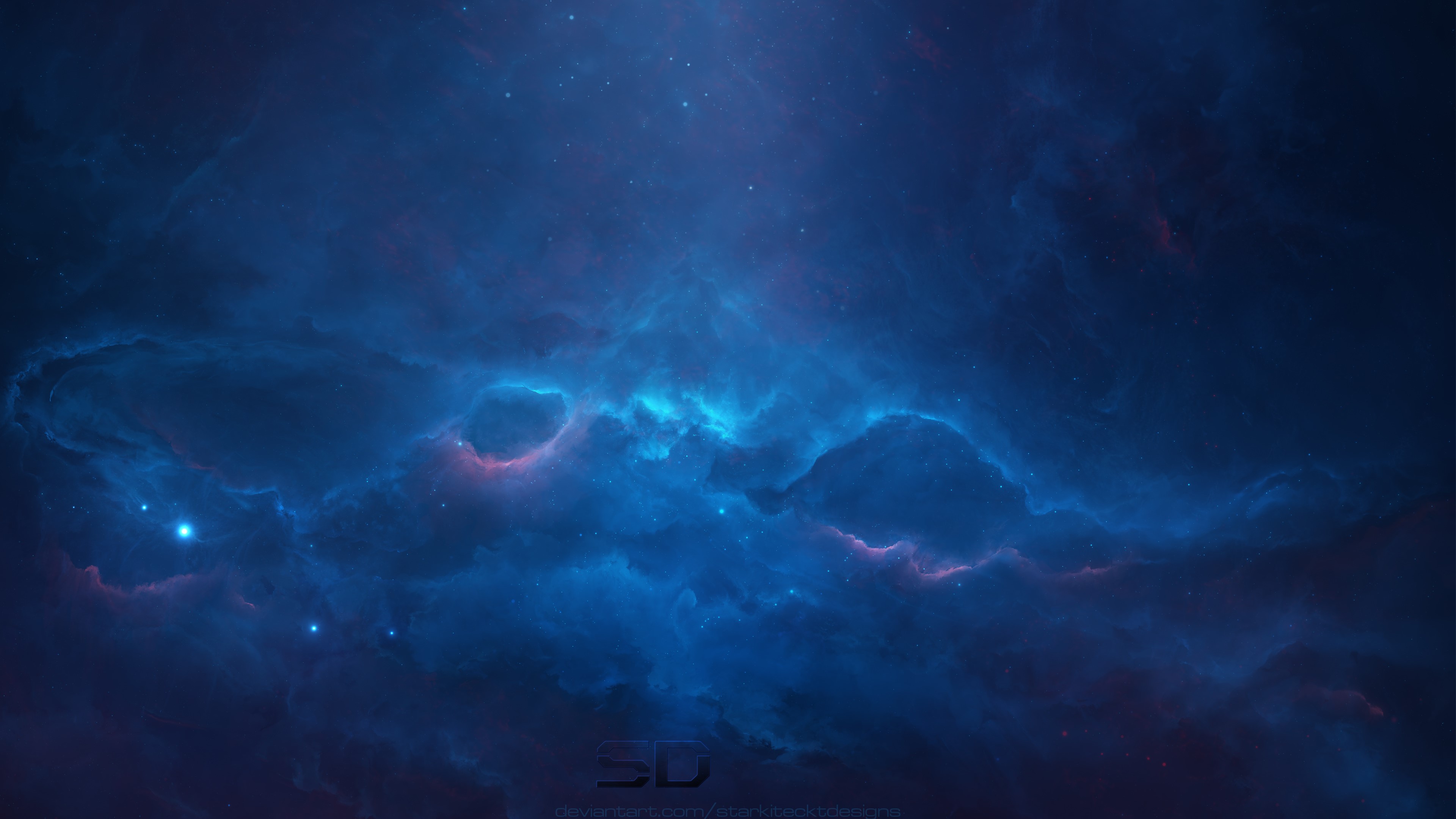nebula, digital universe, hd, artist, artwork, digital art, deviantart, 4k, HD Wallpaper